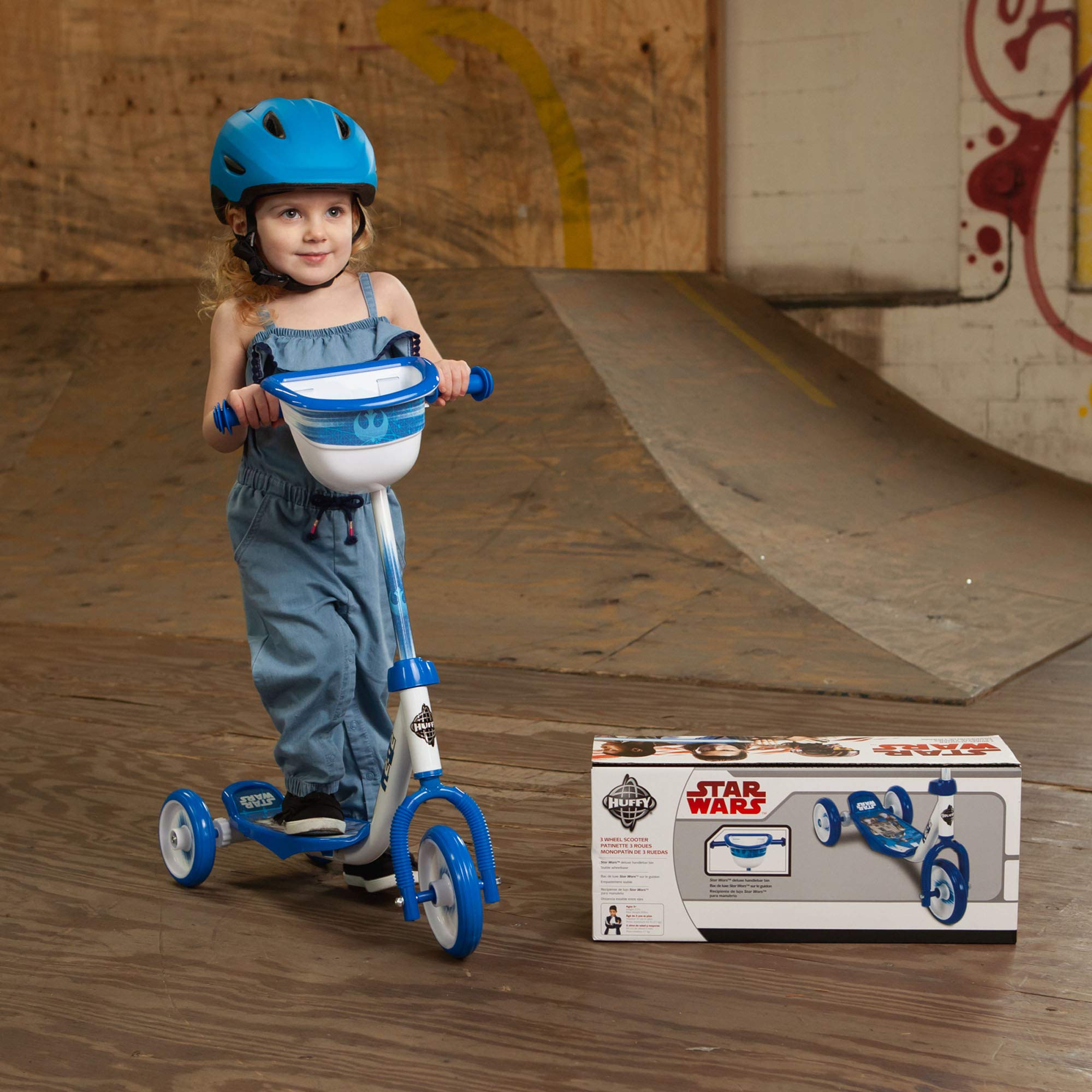 Buy Huffy Kids Preschool Scooter for Boys Disney Pixar Cars & Toy Story, Star Wars, Marvel