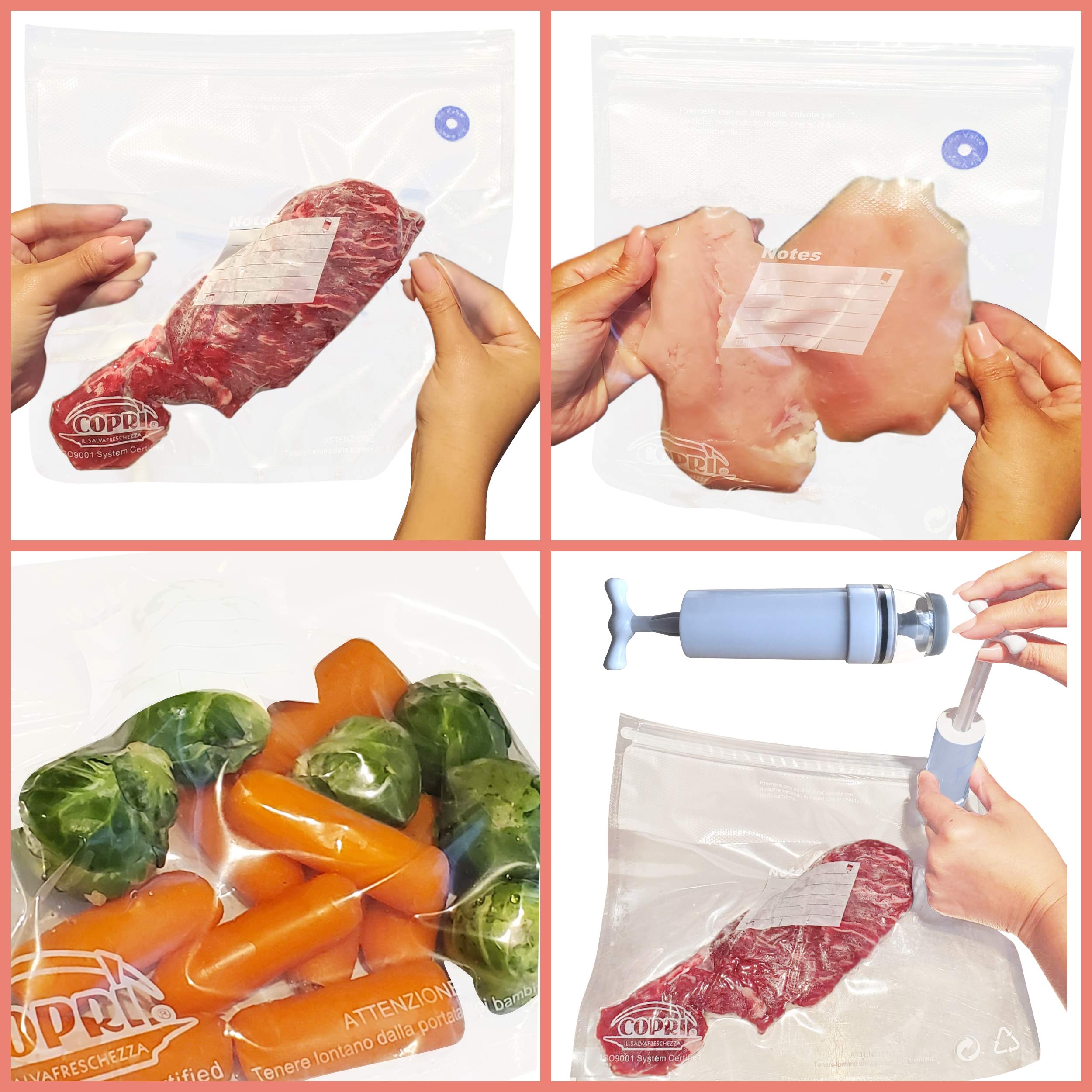 how to use hand pump vacuum sealer