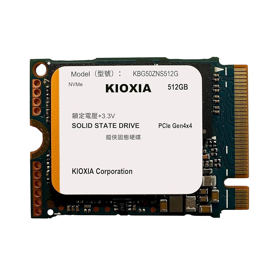 Amazon.com: KIOXIA SSD 512GB M.2 2230 30mm NVMe PCIe 4.0 Gen