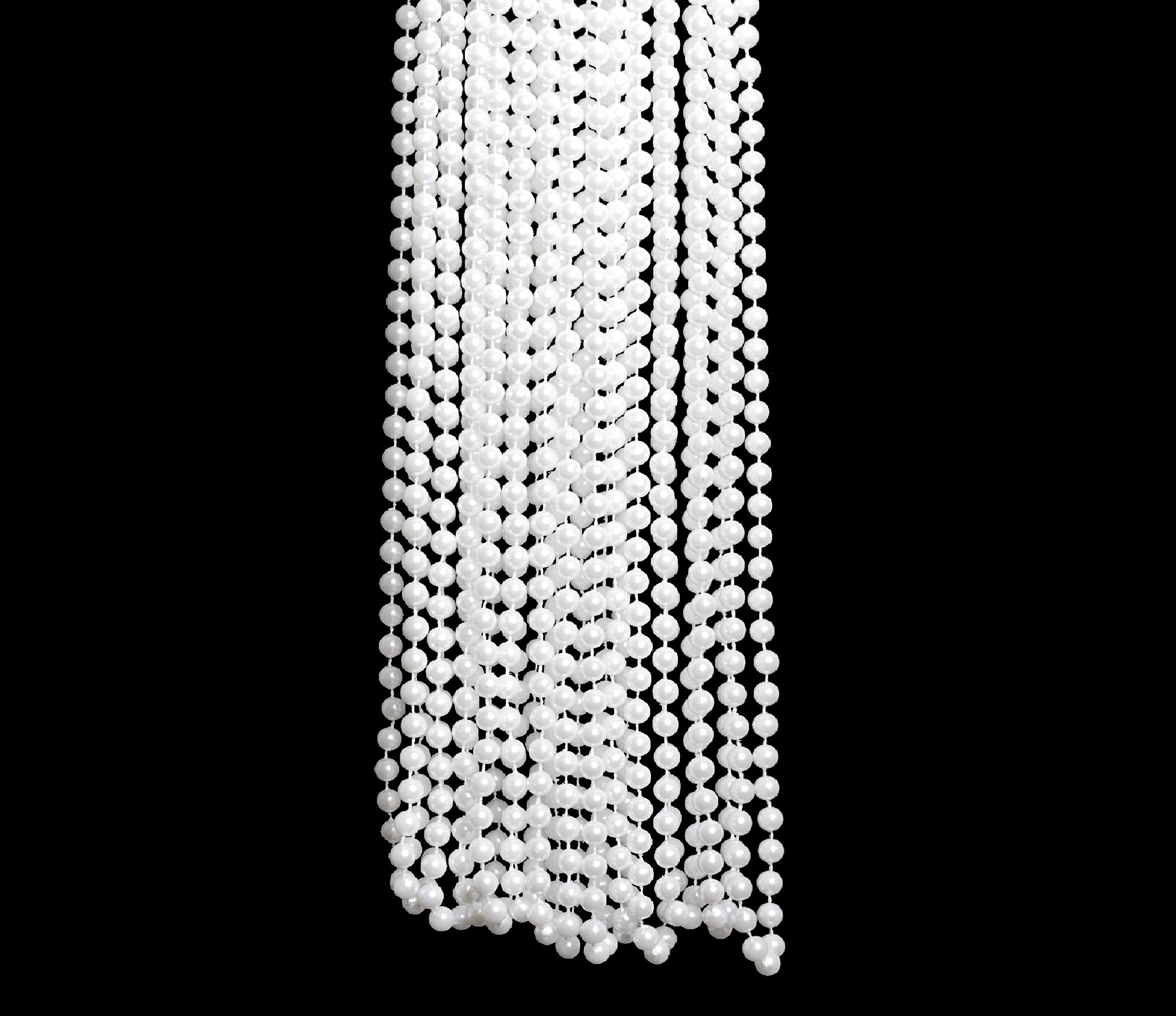 Guirlande Perles Artificielles Blanches 10 M – Brin Perles 4 Mm – Décoration Mariage, Arbre Noël, Fête, Artisanat Décoration Fête Arbre Noël Perles