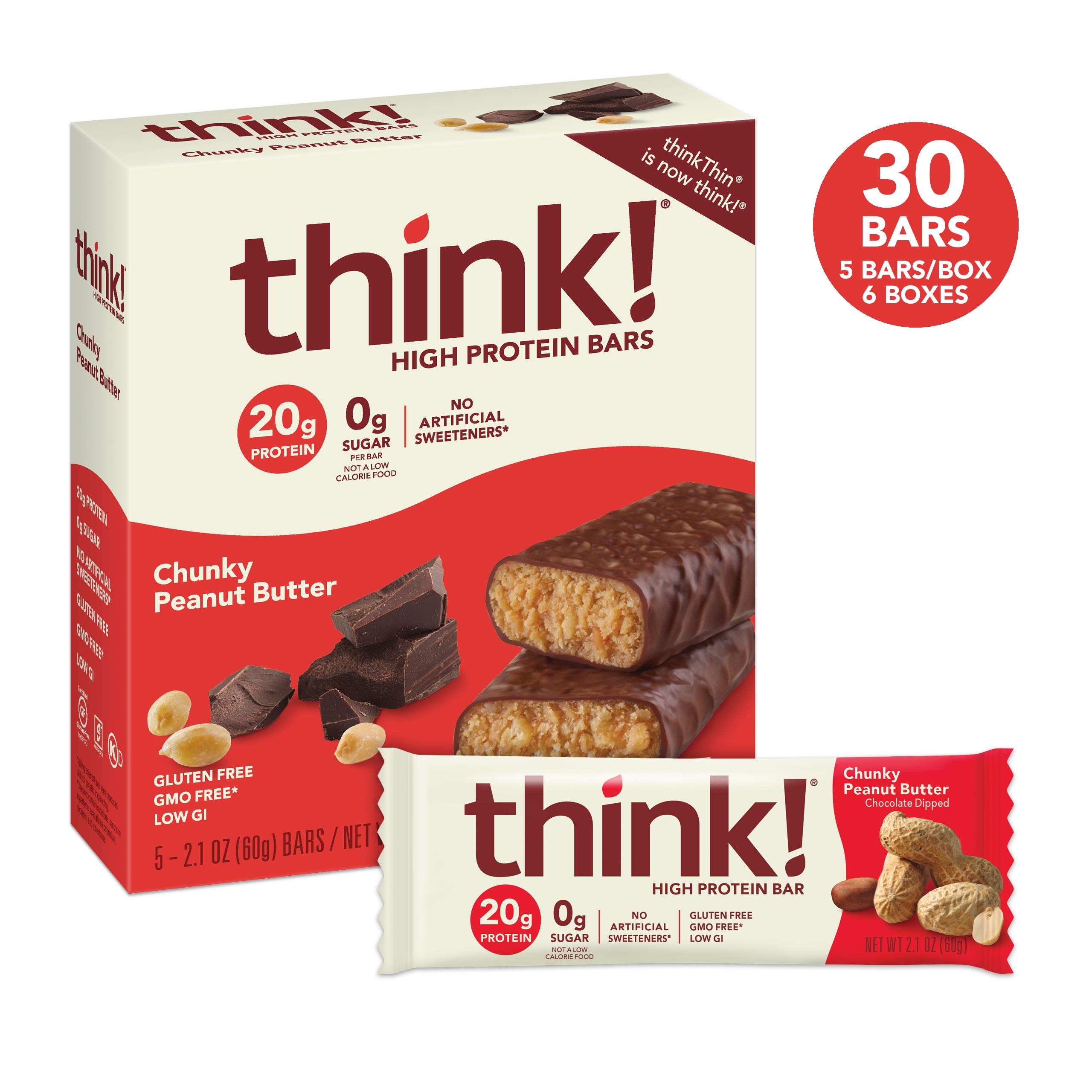 Buy think! Protein Bars, High Protein Snacks, Gluten Free, Sugar Free