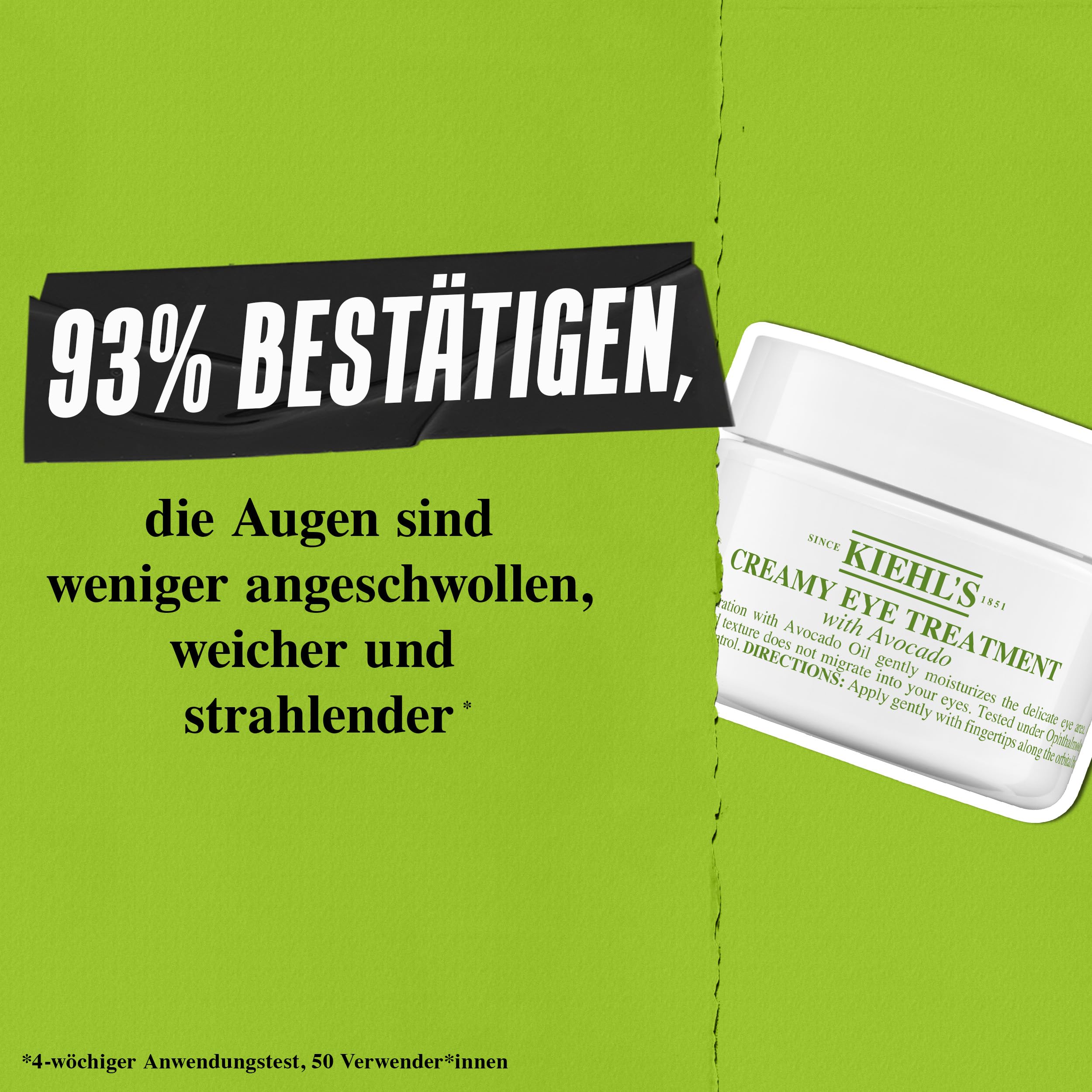 KIEHL'S Avocado Eye Cream Ultra Facial Cream Set 24H Feuchtigkeit 72h