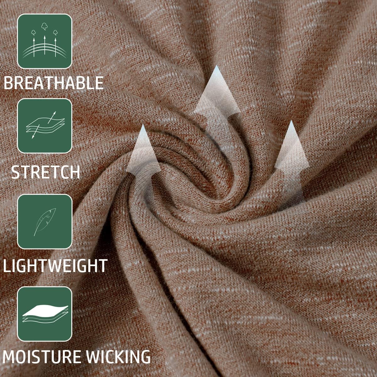 MANSDOUR Men's Athletic Hooded Shirts Long Sleeve Workout Sport Hoodie Casual Running T Shirt Quick Dry Pullover Top - Image 6