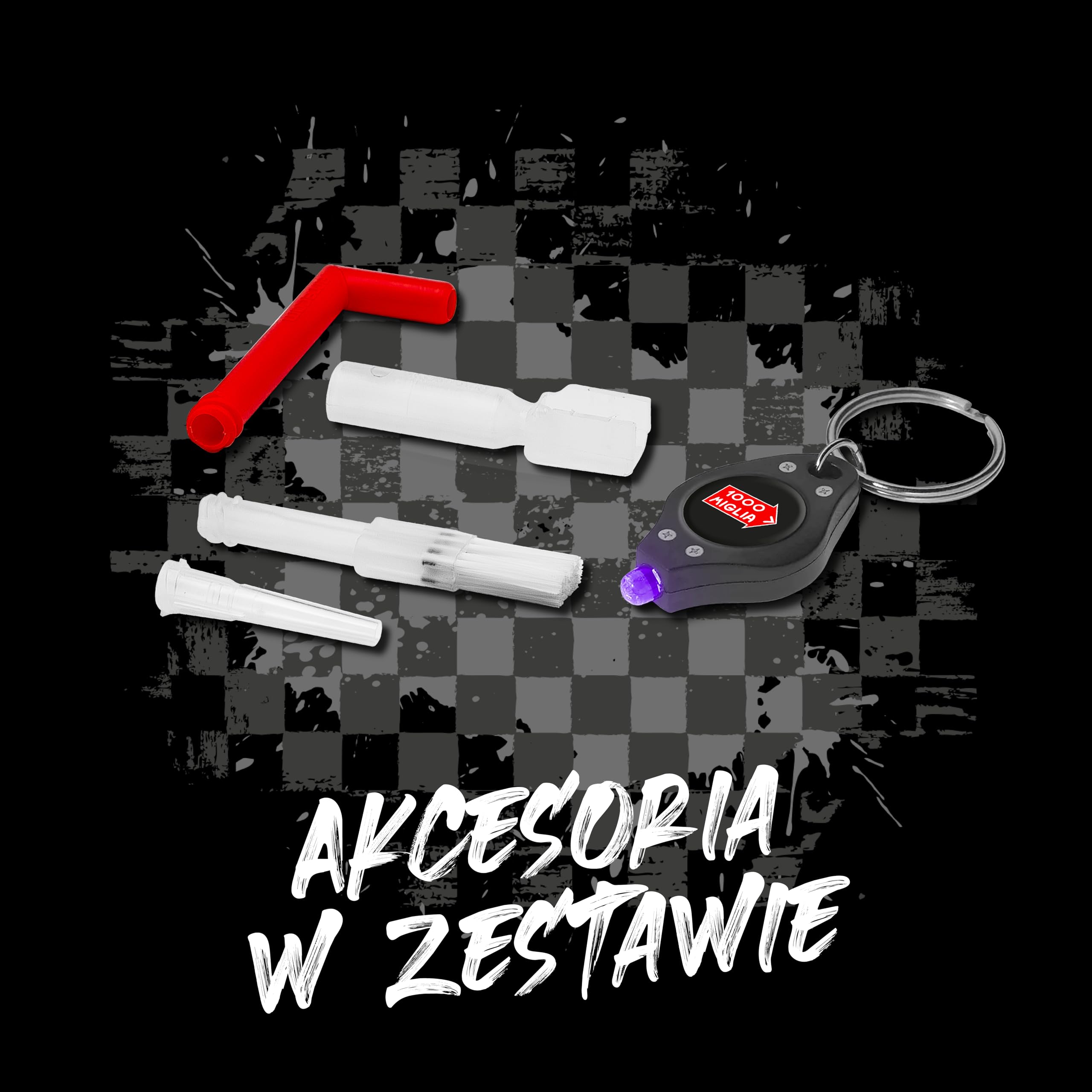 1000 Miglia BKR 3101 Smar do Łańcucha Rowerowego DRY, Suche Warunki Pogodowe, Strzykawka 12 ml z precyzyjnym aplikatorem do dokładnego i jednorodnego smarowania łańcucha rowerowego