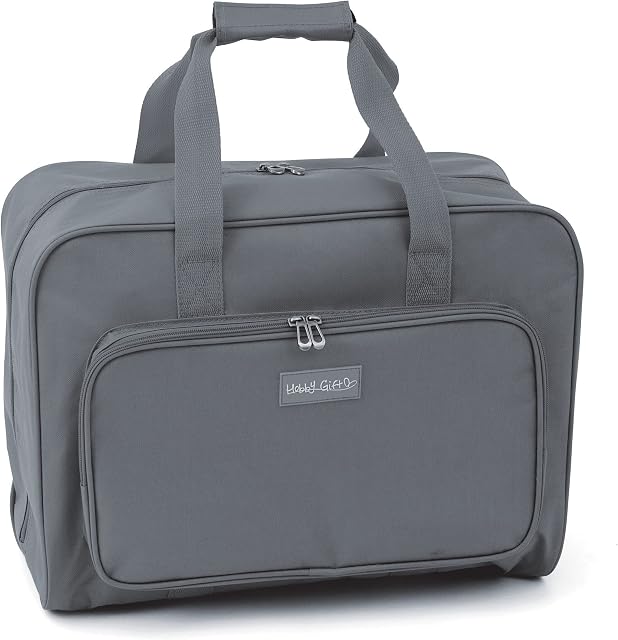 Hobby Gift Exclusive Medium Sewing Machine Bag, Grey, 47 x 21 x 33 cm