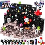 Goody King 100PCS Space Rocket Magnetic Building Blocks |Space Adventure Magnetic Tile Set, STEM Montessori Stacking Toy, Building Playsets for Boys and Girls Ages 3-10,Sensory Tile Christmas
