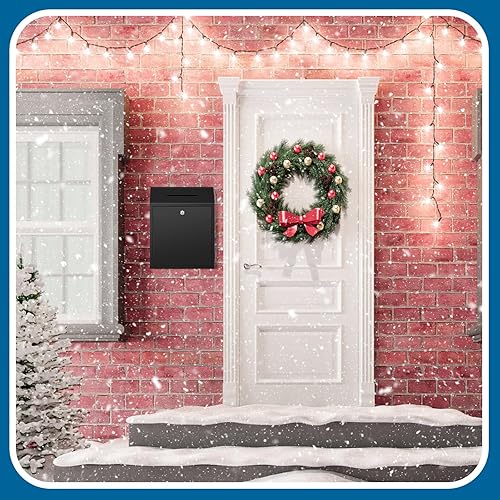 Miniatura 7 de Caja de donación de metal para colección, caja de sugerencias segura con candado, buzón montado en la pared, contenedor de boleta de entrega para