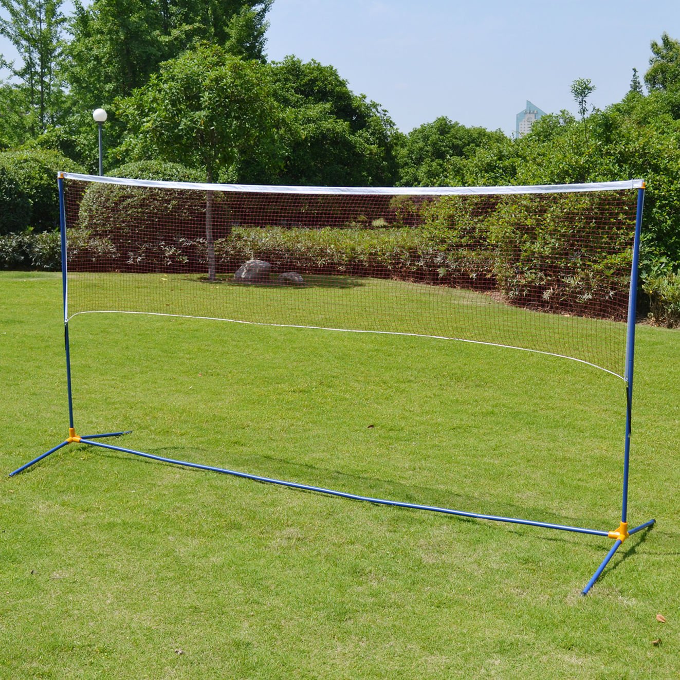 BenefitUSA Portable Training Beach Volleyball Tennis net Badminton with Carrying Bag
