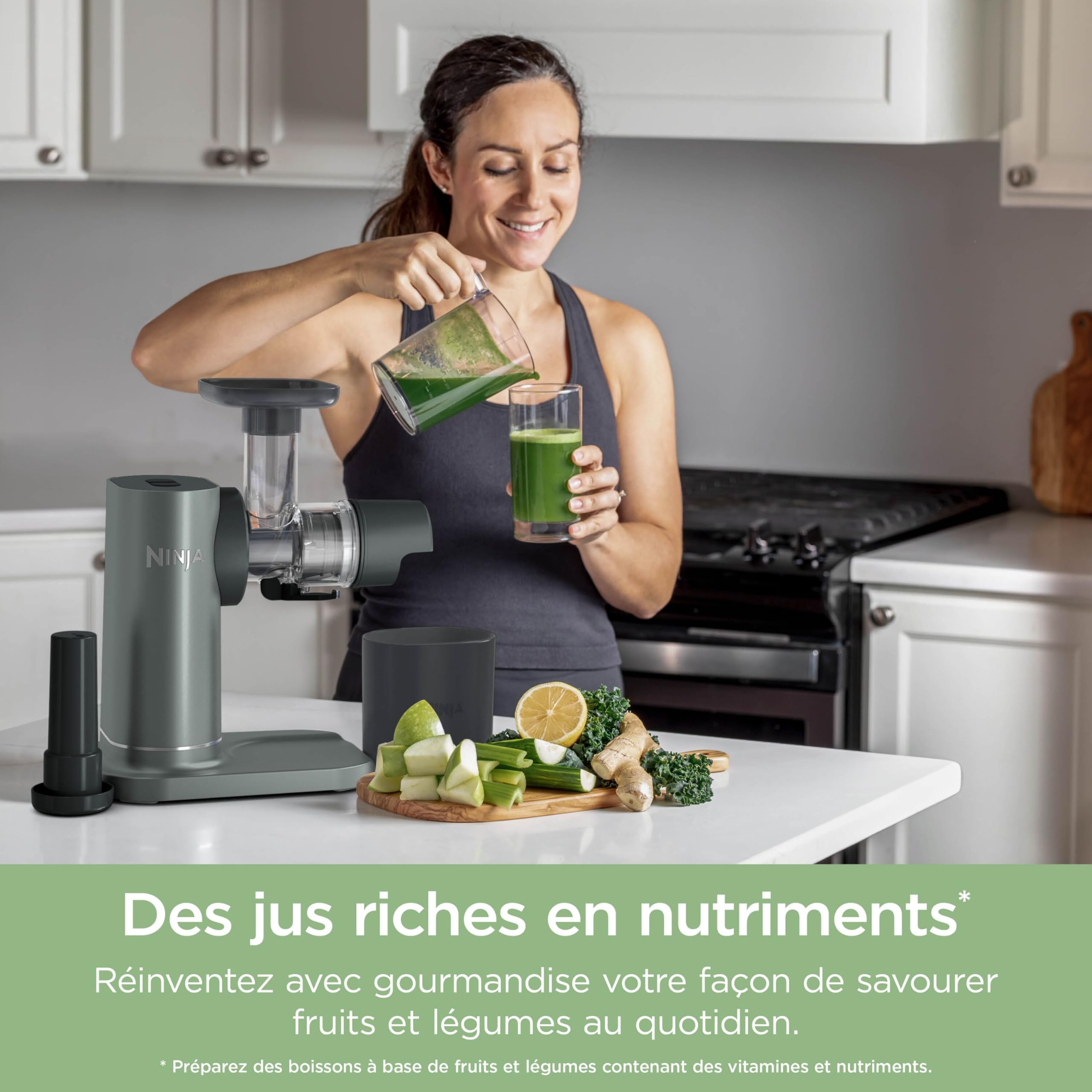 Ninja Extracteur de jus à froid 3-en-1,carafe de 700 ml JC152EU