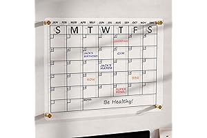 Acrylic Dry Erase Calendar Whiteboard: Plan Your Days with Clarity