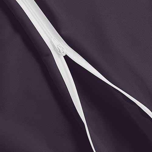 Miniatura 3 de Utopia Bedding Protector de almohada impermeable con cremallera (paquete de 4) púrpura estándar - Funda de almohada a prueba de chinches de 20 x 26
