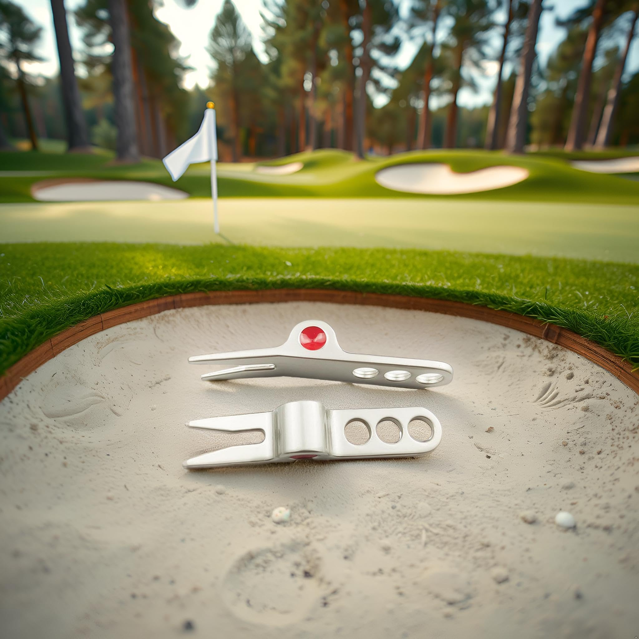 Scotty Cameron Divot Tool Argento Palla da Golf Forcella Perno Strumento di Riparazione