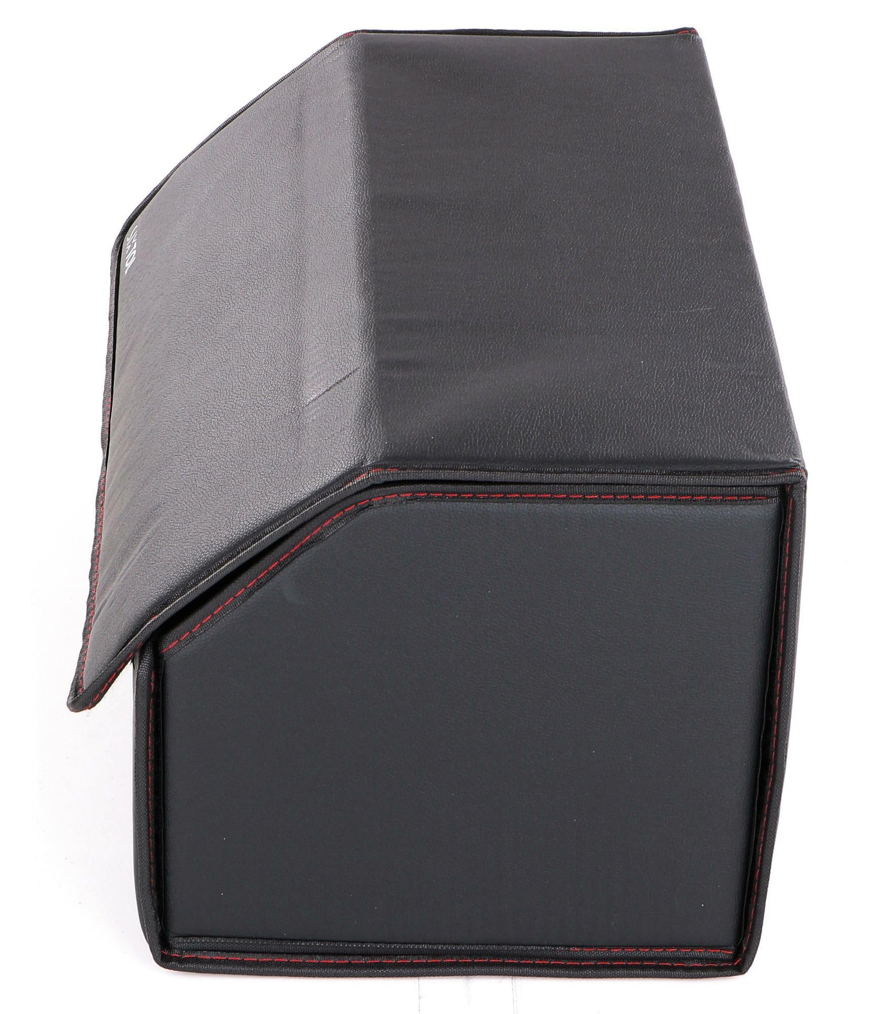CAR COMPACT LEATHER L | Składany organizer do bagażnika z pokrywą | 2 przegrody | kompatybilny z większością samochodów osobowych