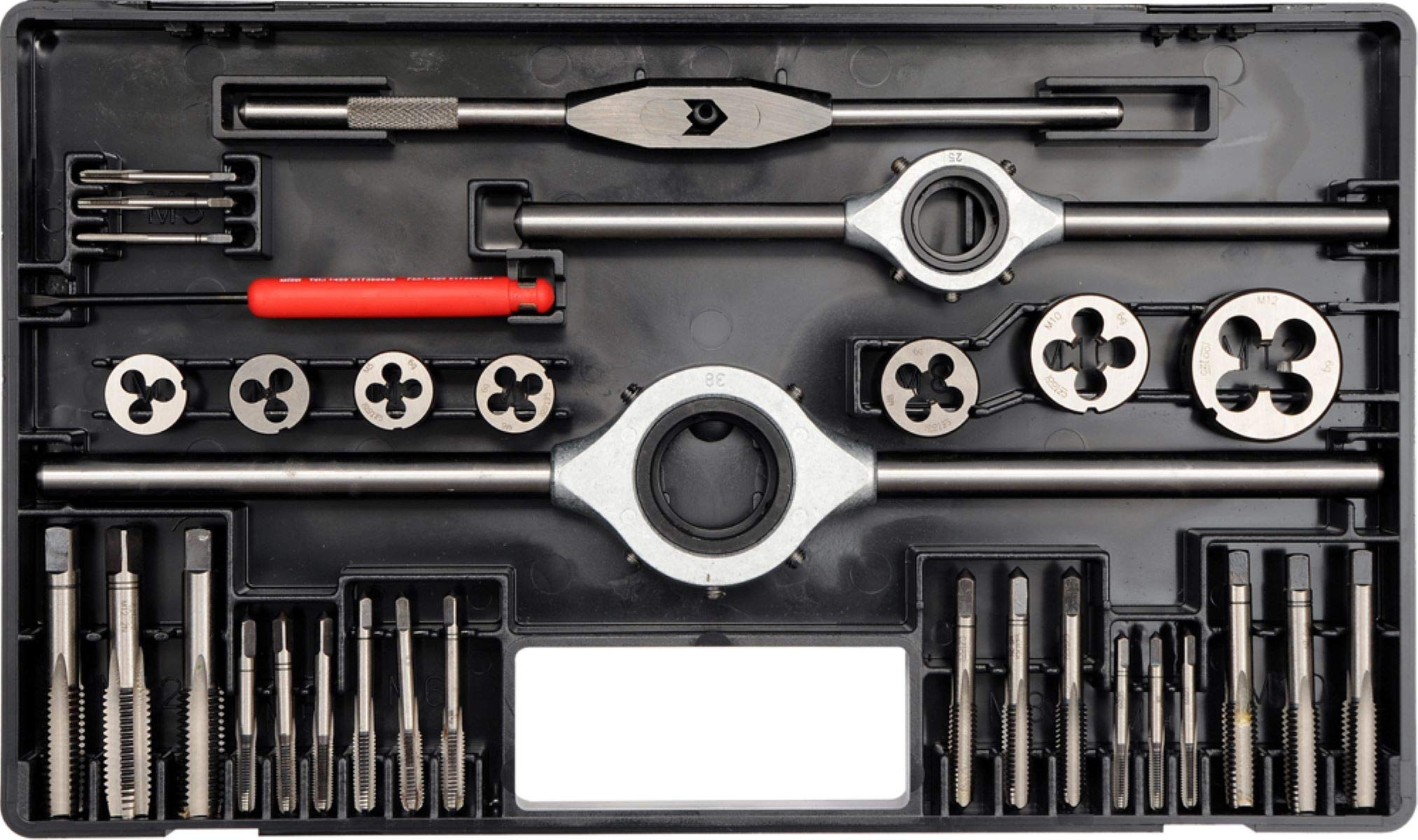 Coffret de taraudage M3-M12 de 32 pièces pour filetages précis