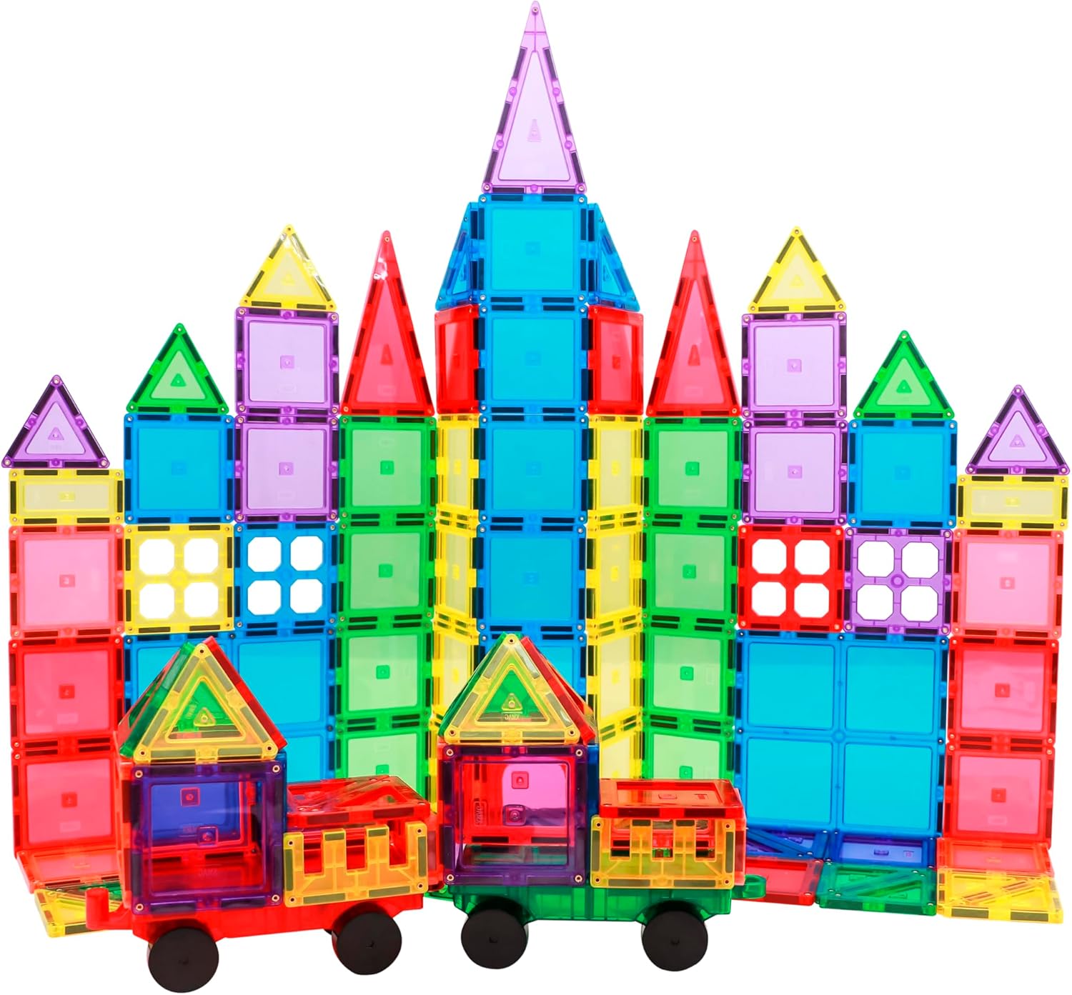 Childcraft Magnetic Building Tiles, Set of 124