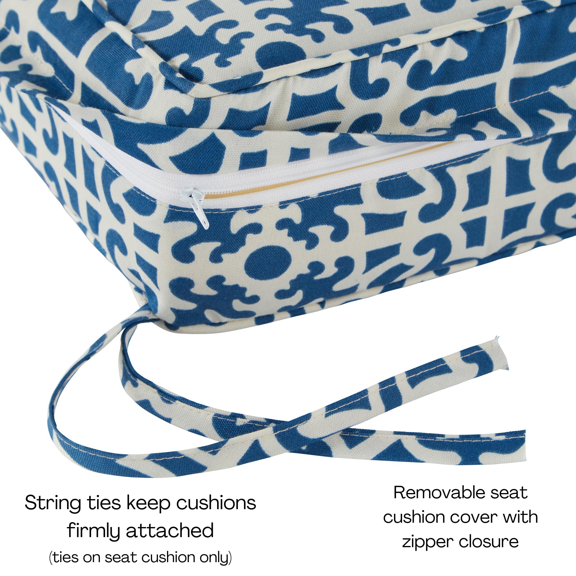 Amazon.com : Greendale Home Fashions Outdoor Reversible 2-Piece