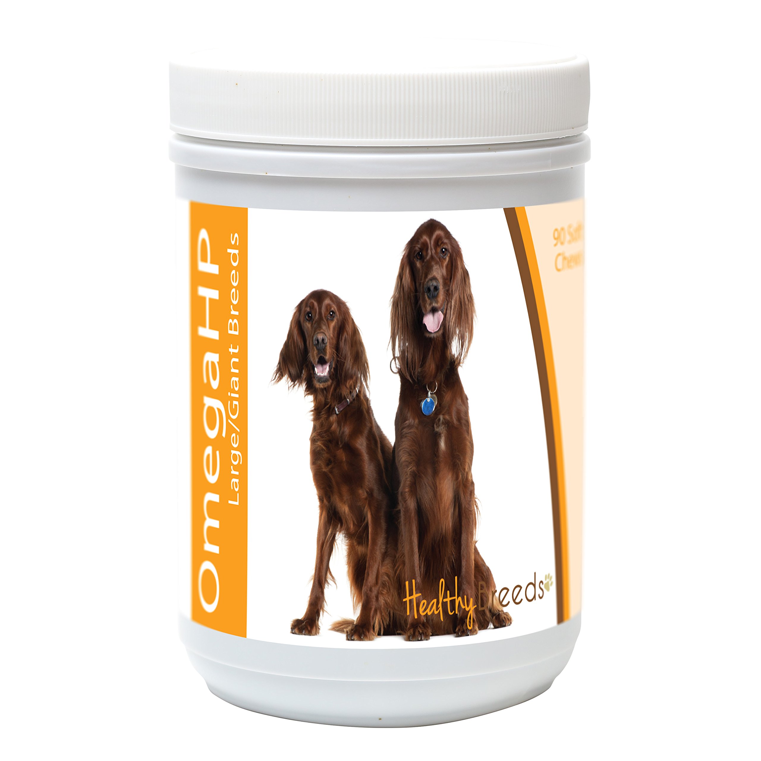 Healthy Breeds Irish Setter Omega HP Fatty Acid Skin and Coat Support Soft Chews 90 Count