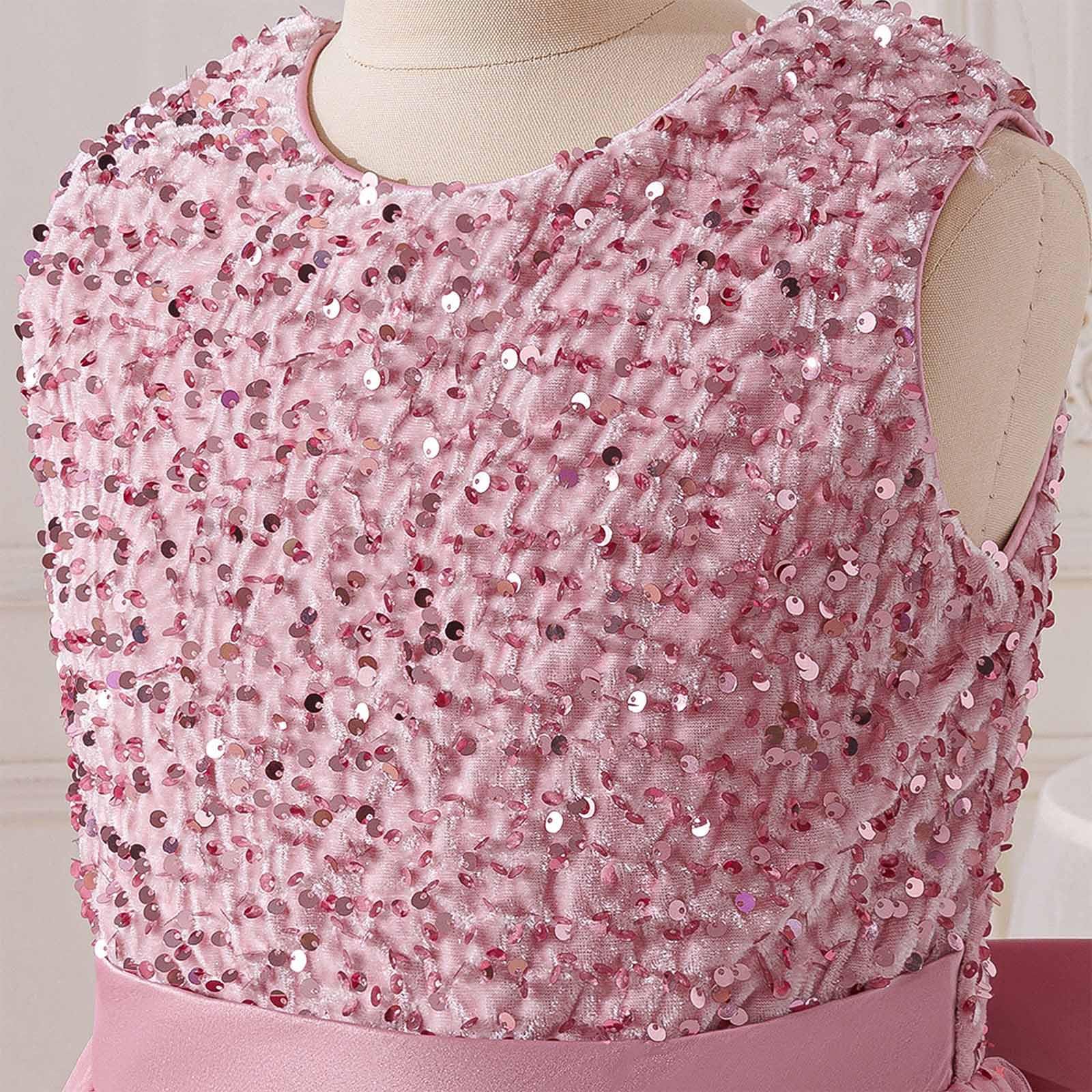 Vestido de princesa para niñas, Vestido de Fiesta de Princesa, Tul, de tutú, Falda Voluminosa, Vestido De Actuación Formal, Vestido Elegante para Fiestas, para Boda, cumpleaños, Concurso, Baile