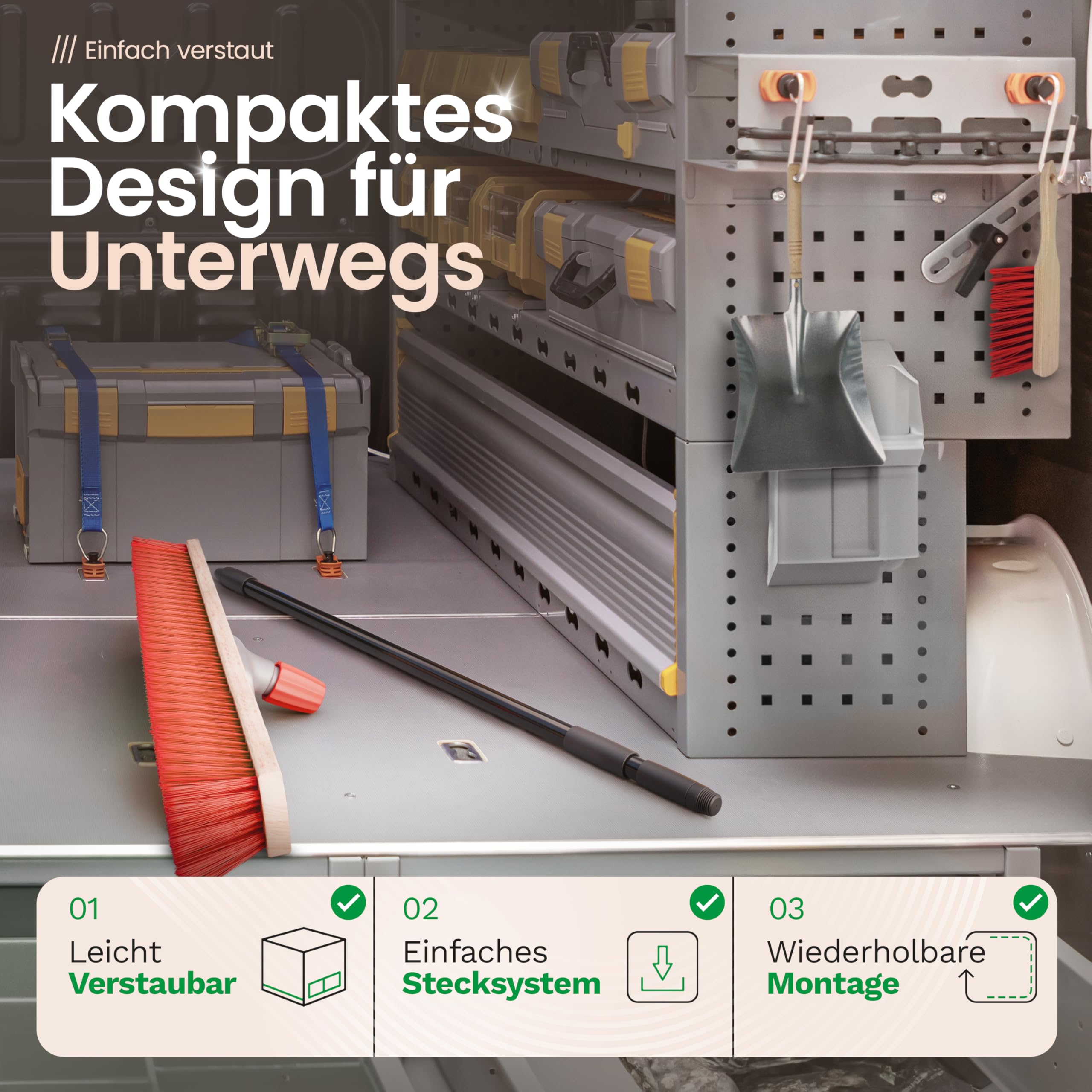 Novaliv Lot De Balais De Rue 80 Cm I Balai Pelle Et Balayette Télescopique I Elaston Rouge I Avec Manche Extensible I Balai Industriel Balai De Jardin