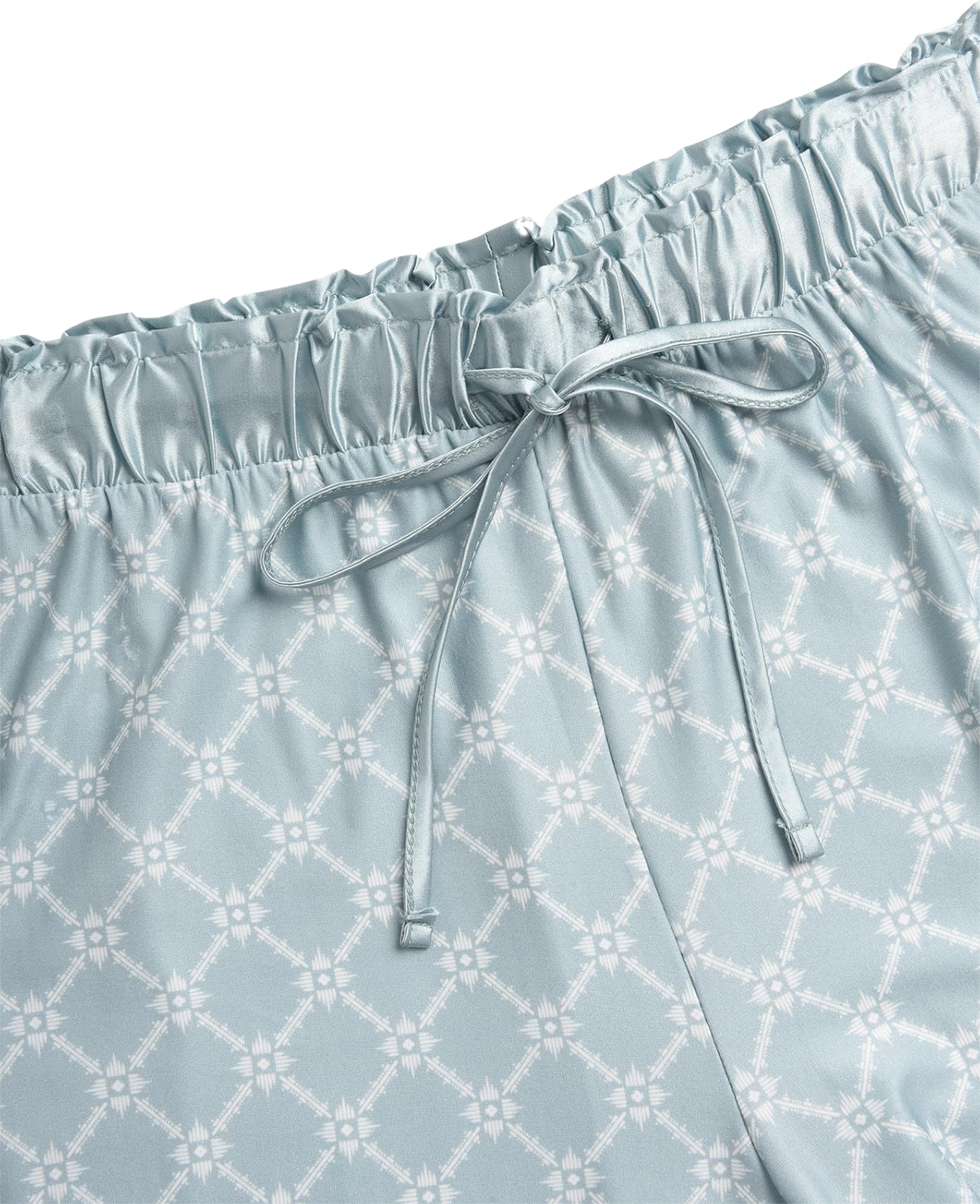 Lucky Brand Conjunto de pijama para mujer, camiseta de dormir Henley de 2 piezas y pantalones de descanso, ropa de dormir suave y sedosa para mujer