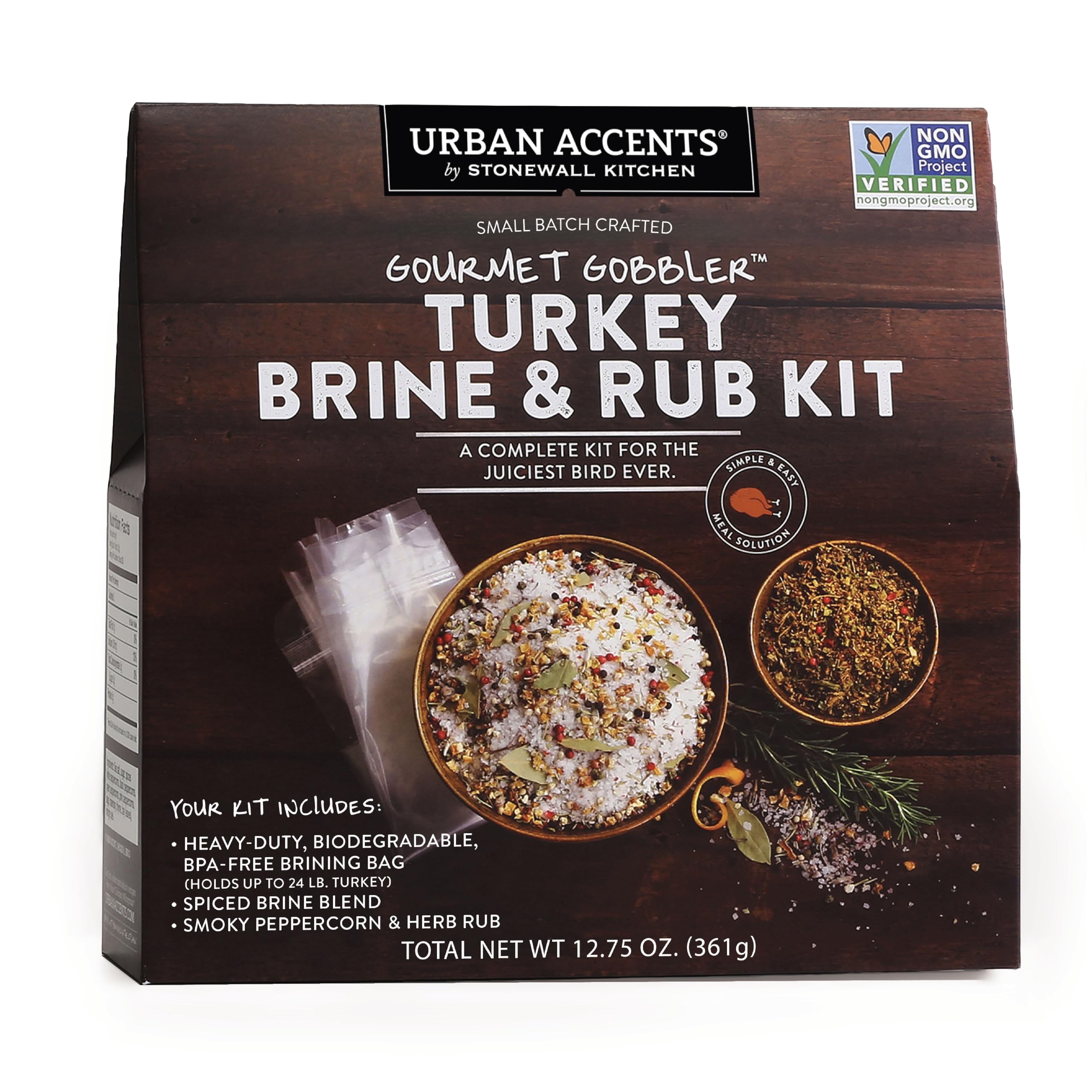 Urban Accents Gourmet Gobbler Turkey Brine Kit, 12.75 Ounce