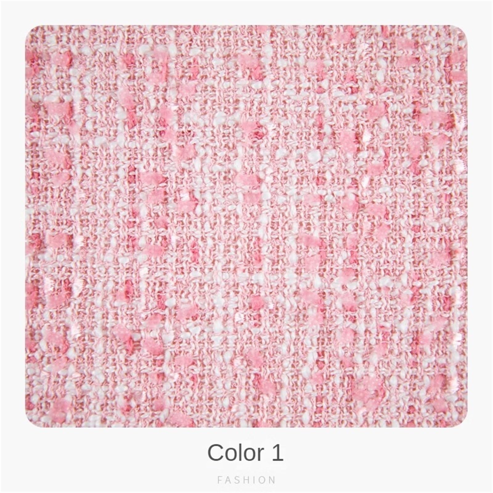 Tkanina tweedowa, Tkanina poliestrowo-bawełniana tweedowa wielokolorowa 100 cm na 150 cm(Color-04)