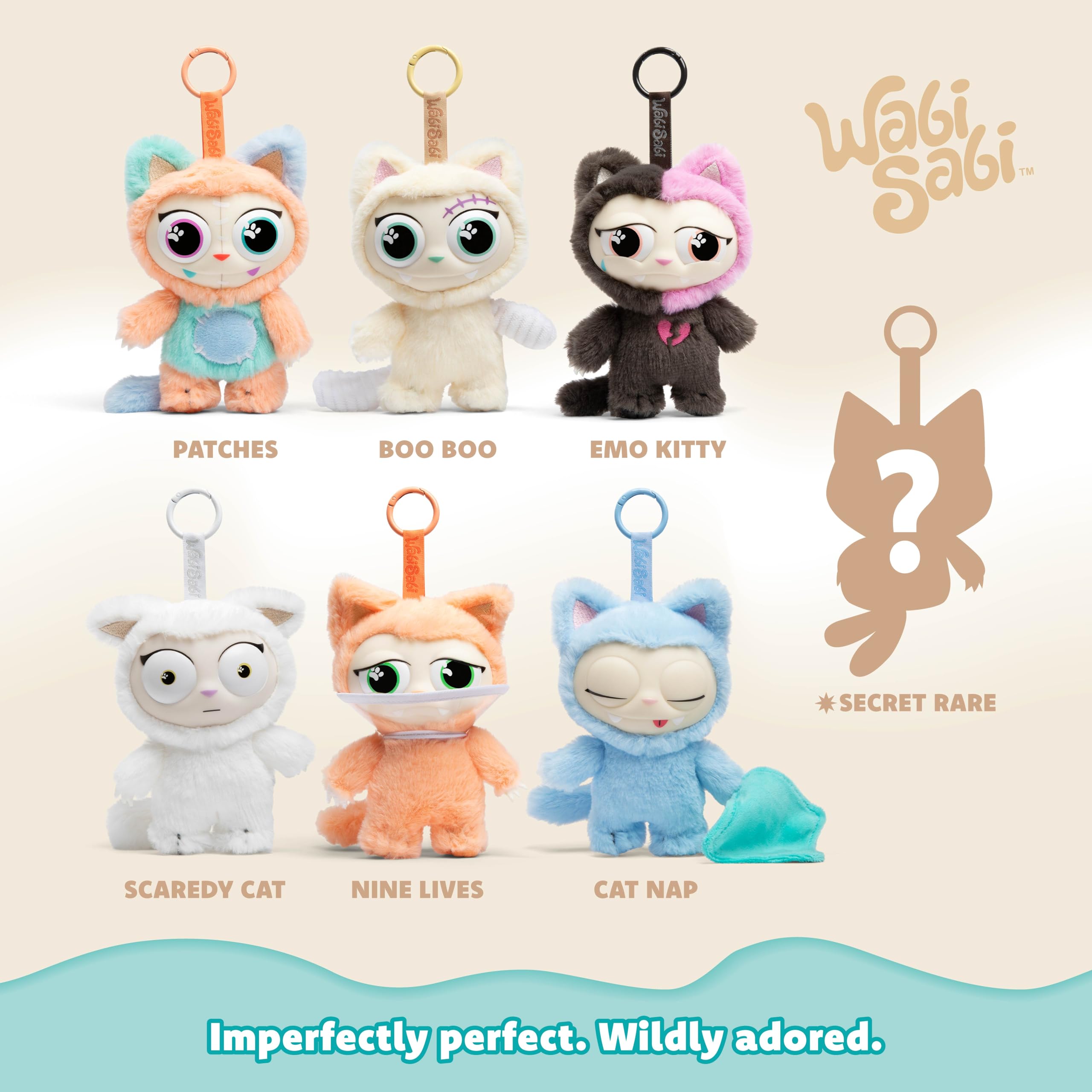 Amazon.com: WabiSabi Kitty Club Blind Box by Relatable | Soft