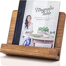 Beautiful Cookbook Stand for Your Kitchen Counter - Solid Wood Stand Eas...