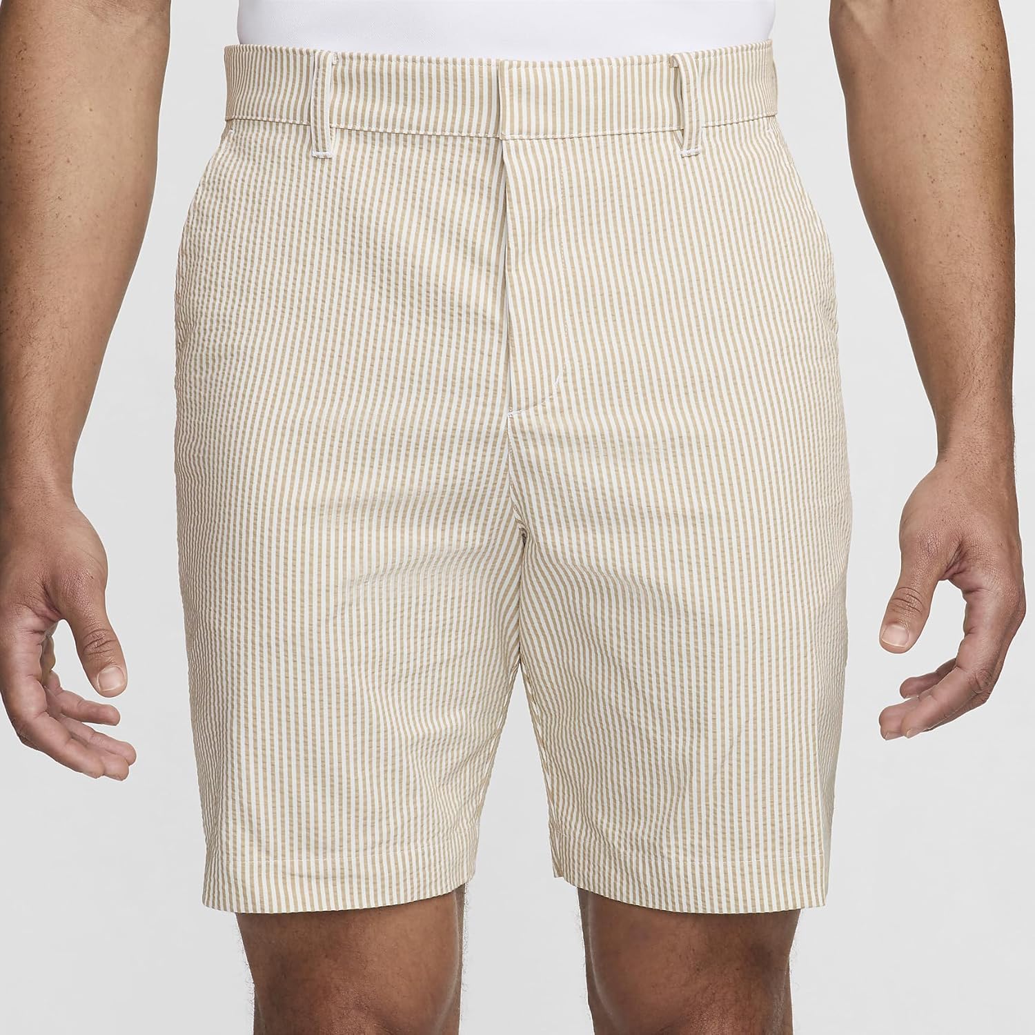 Nike TOU Men's 8" Chino Golf Shorts (Hemp/Pure/White, FQ2091-200) Size 32 - Image 2
