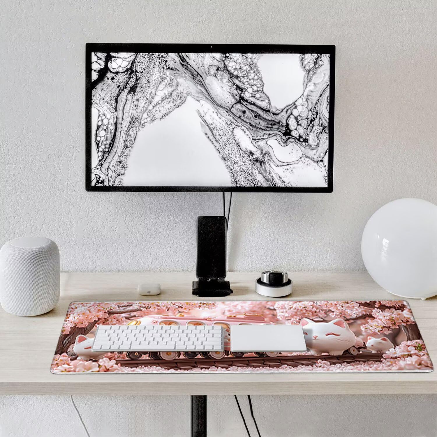 Podkładka pod mysz do gier, 1200 x 400 mm XXL Podkładka pod mysz do gier, duża, antypoślizgowa, wodoodporna, iExtended długa podkładka pod mysz do klawiatury XXL, akcesoria biurowe, dla graczy, PC