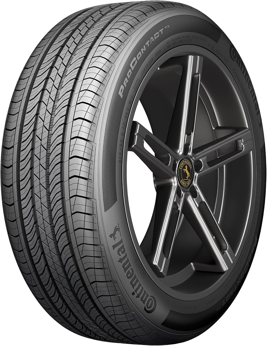 Continental ProContact TX All Season 235/50R19 99H Passenger Tire | Passenger Touring All Season Traction 99H Rated Standard Load Radial Construction Black Sidewall Tire