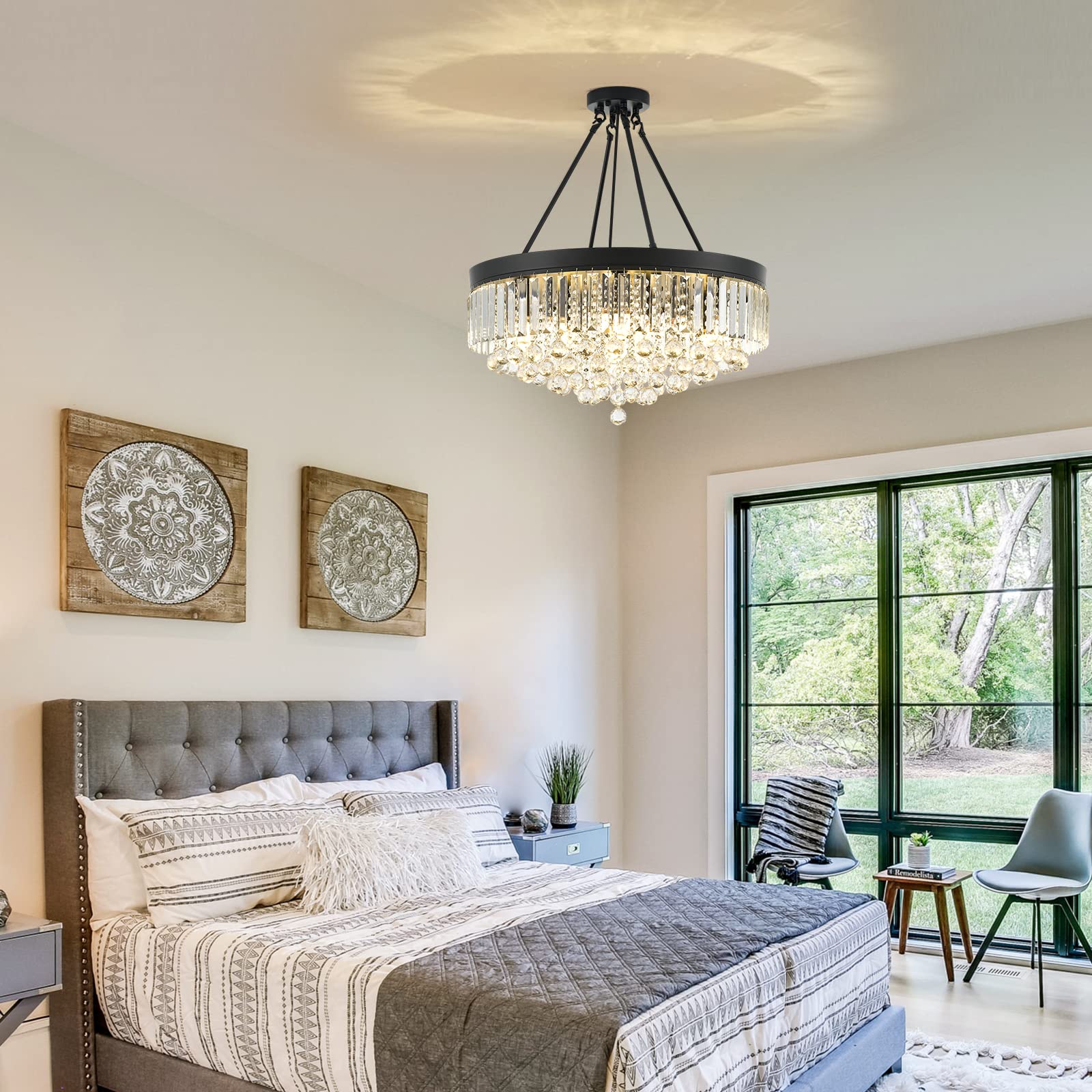 Faux Crystal Chandeliers For Bedrooms