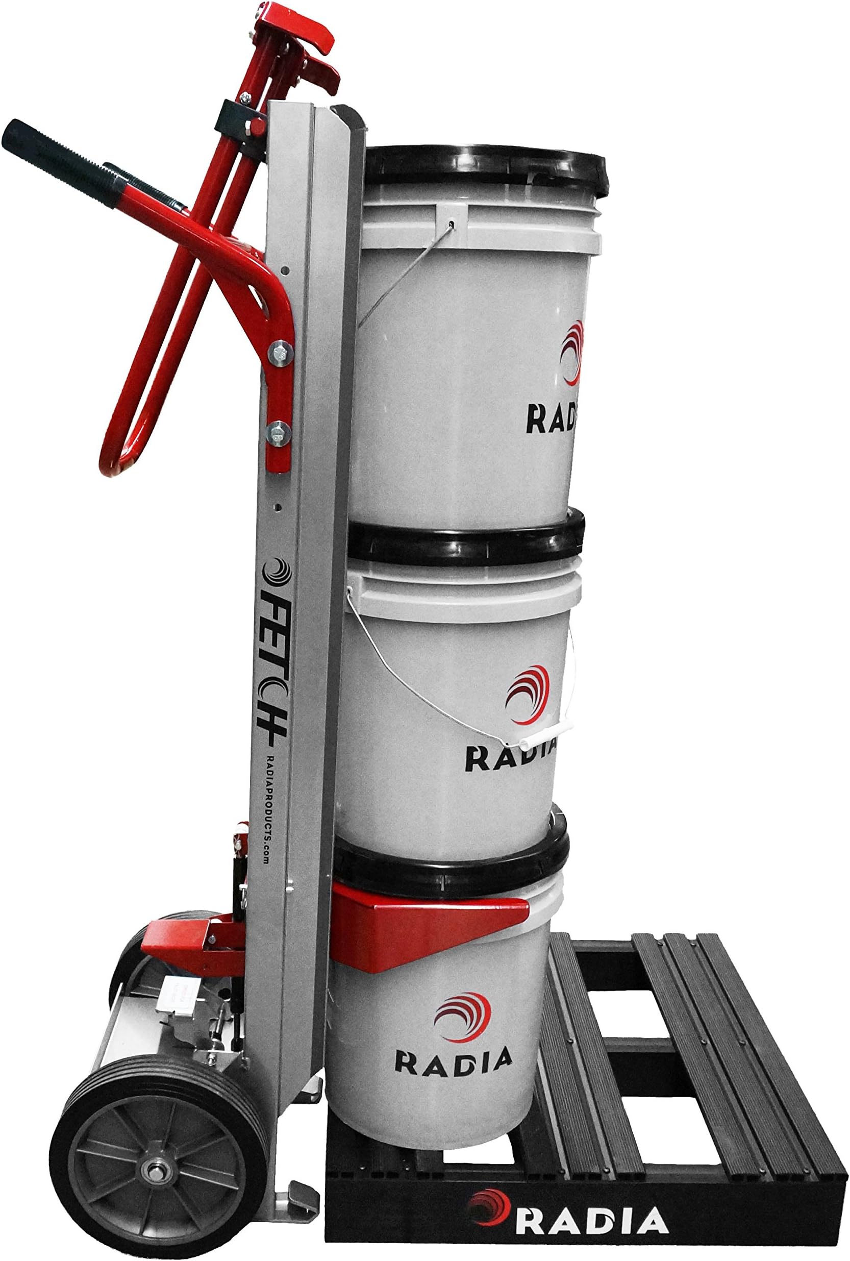 RADIA, Fetch - Lightweight, Height-Adjustable Five-Gallon Dolly, Transfer cart, Hand Truck