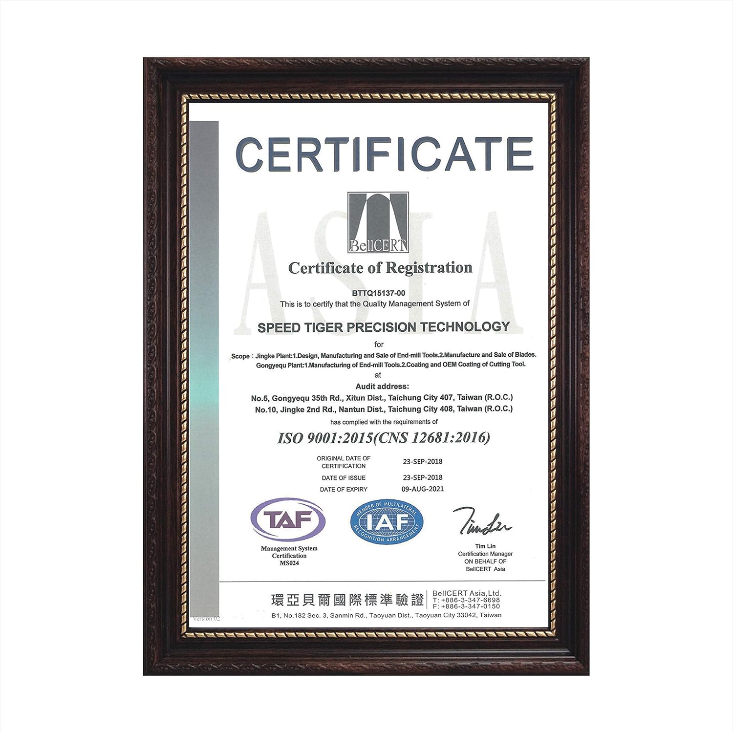 Limited Stock SPEED TIGER INTA Carbide Roughing End Mill - for Alloy Steels/Hardened Steels - Micro Grain Carbide End Mill - ZrN-A Coating - 4-Flute - INTA1/2-4 (1 Piece, 1/2)