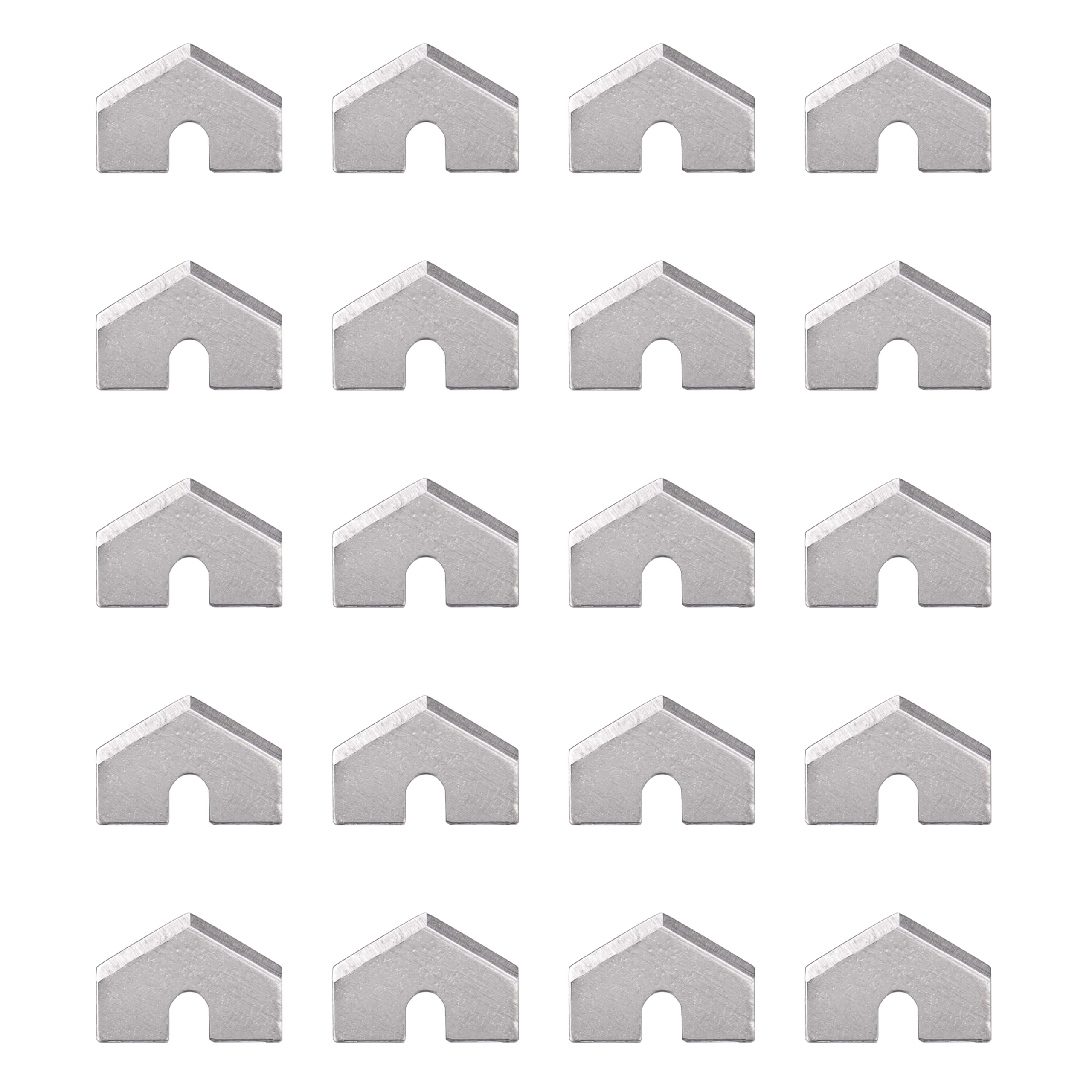 Stainless Steel Cutter Blades,Pyramid Blades,for Automatic Drywall, NorthStar, TapeMaster, Premier,TapeTech, Columbia, BlueLine USA, Concorde,Taping