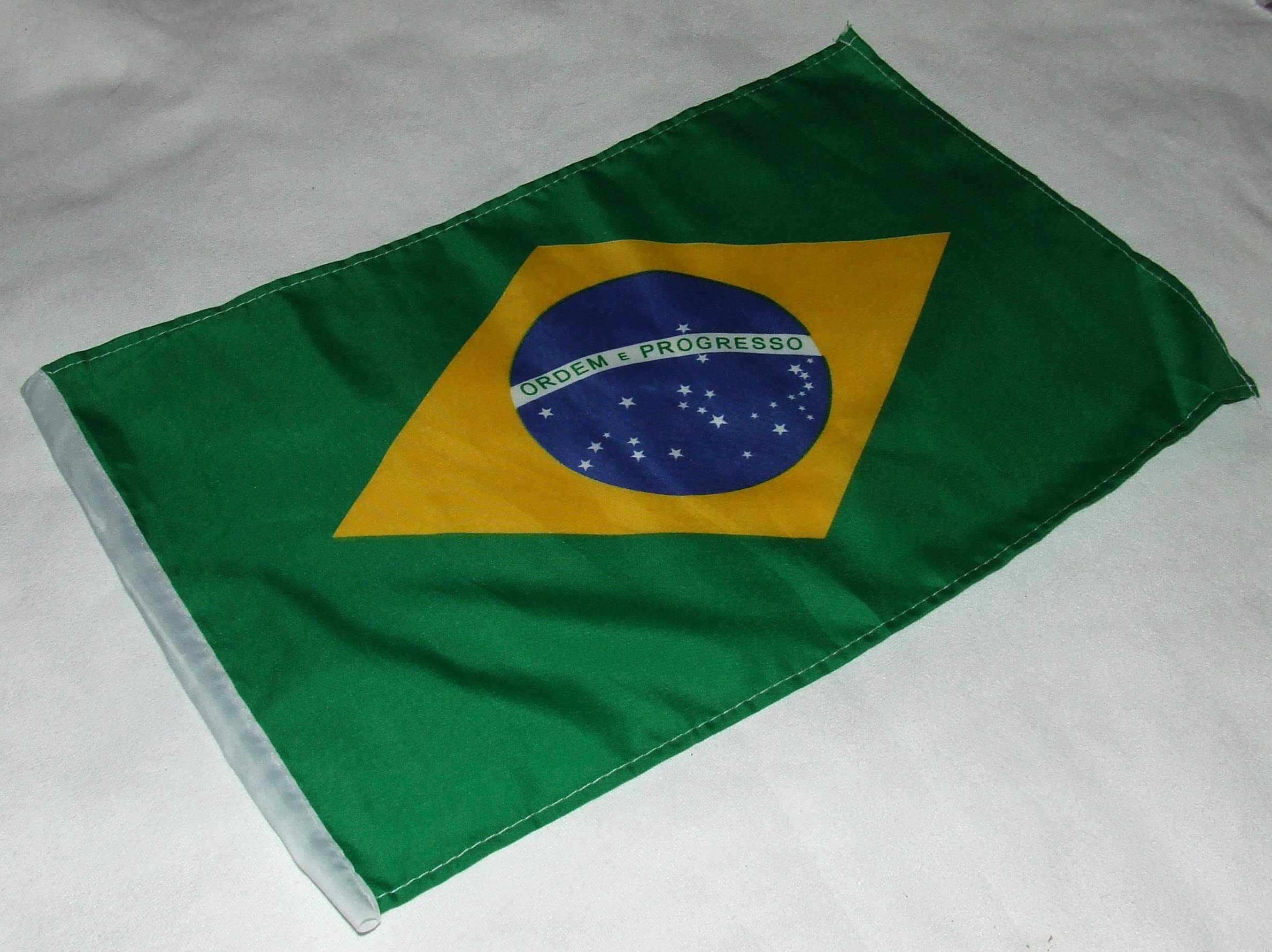 Mflagperft Bandiera Da Giardino Brasile – 30,5x45,5 Cm, Doppia Faccia, Colori Vivaci E Antisbiadimento, Per Esterni E Interni