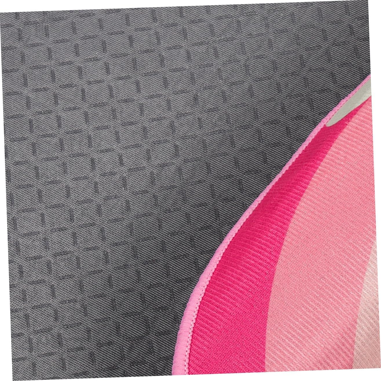 SOLUSTRE Silicone Bottom Skipping Rope Mat 50x80cm Thick Noise-reducing Workout Mat for Indoor Fitness Training Pink Yoga Exercise Pad