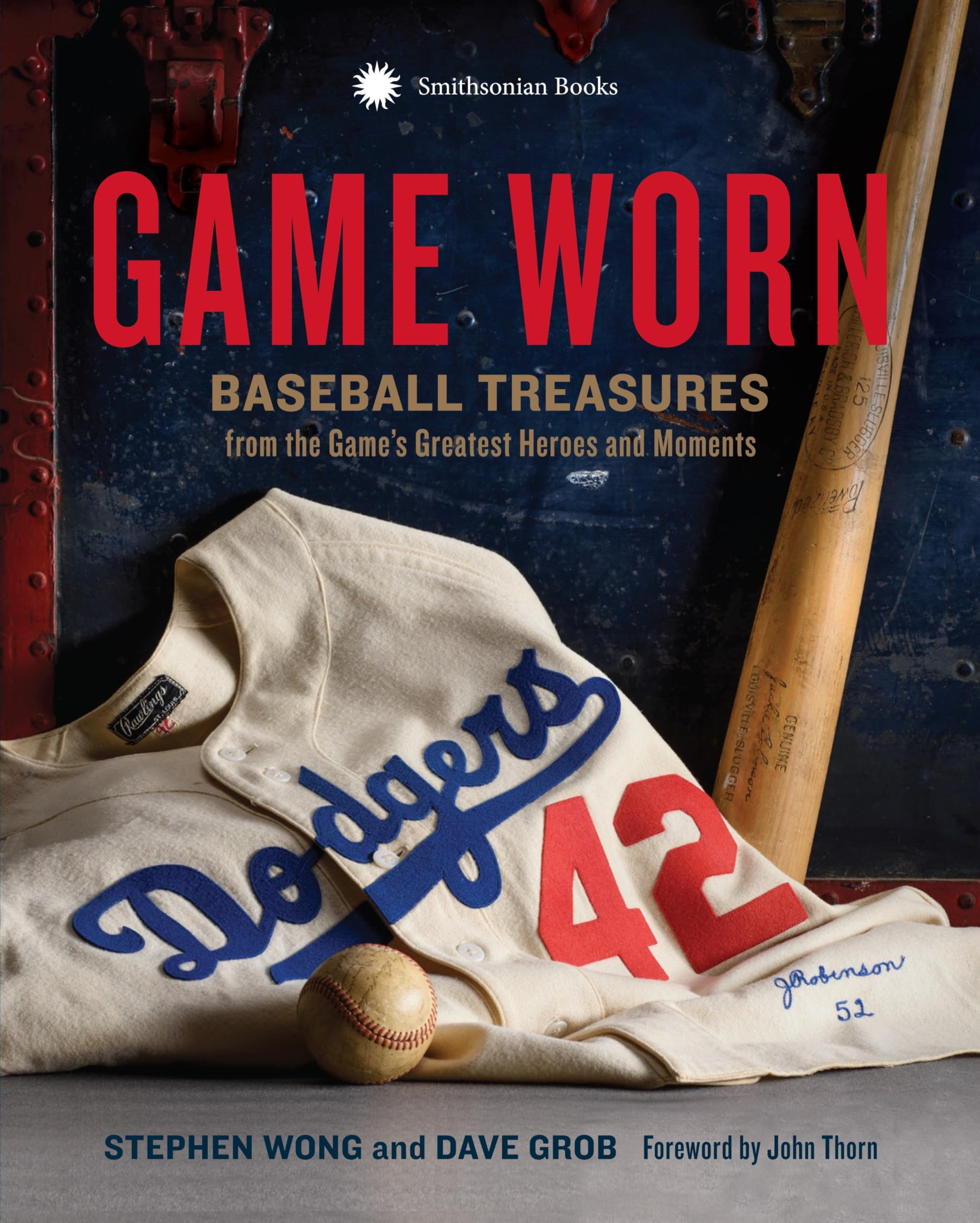 Livre Game Worn baseball pour sublimer votre salon avec les héros du terrain