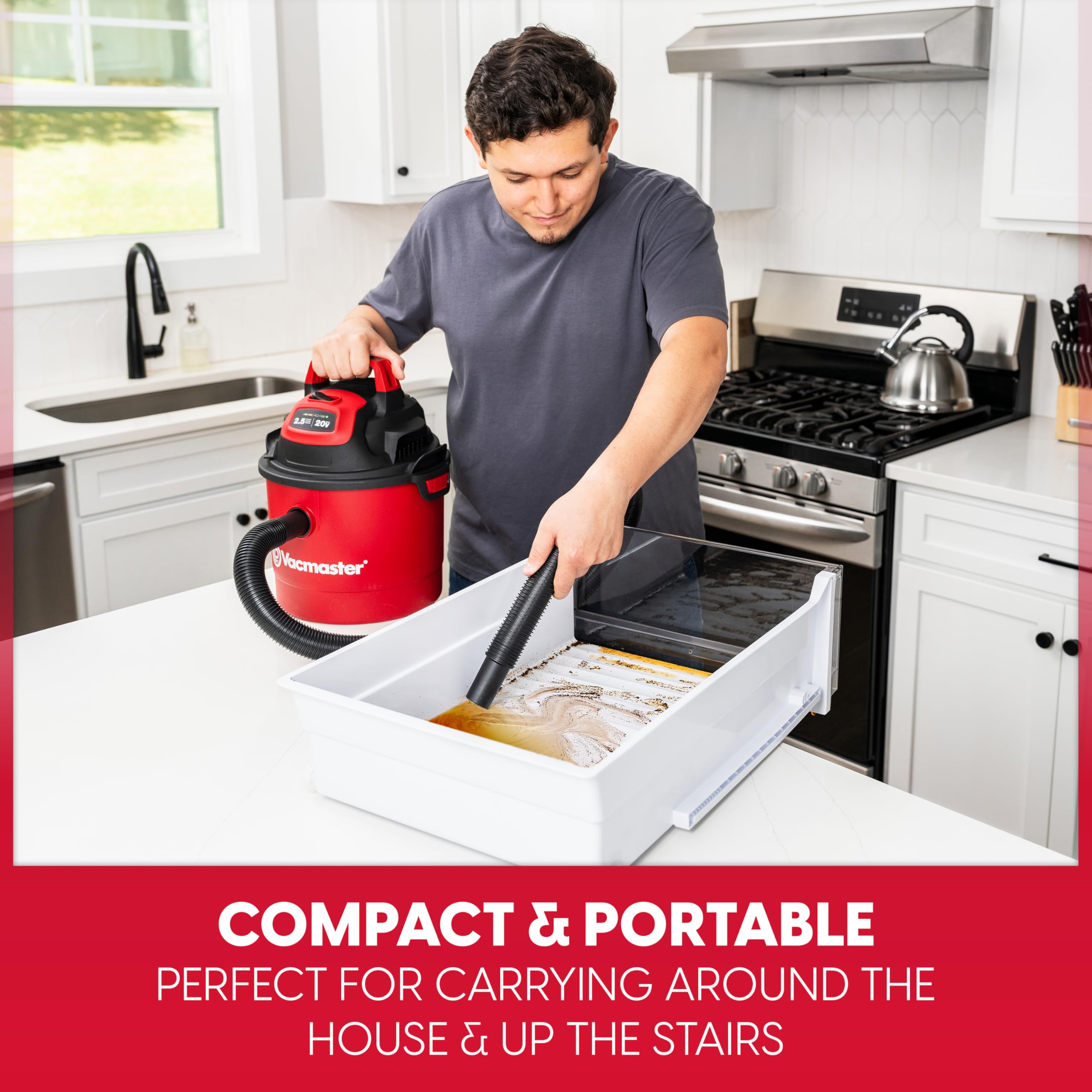 Vacmaster 2 5-Gallon 20V Cordless Wet Dry Vac - DVOM202P 1101 — view 5