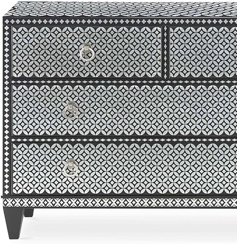 Plantilla de incrustaciones de hueso maya - Diseños de incrustaciones de hueso para cambio de imagen de muebles