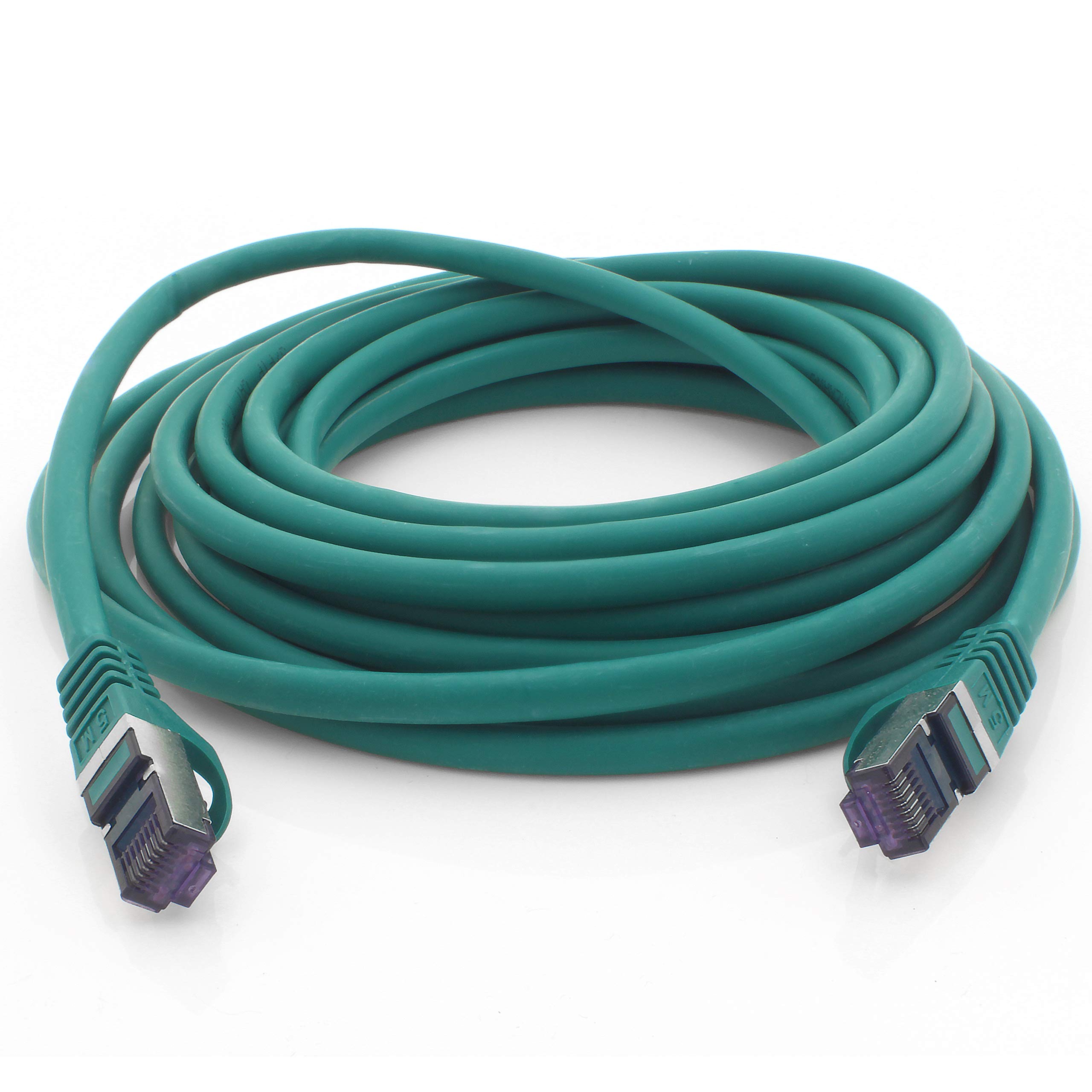 1aTTack.de 10x 3.0m CAT7 Netzwerkkabel RJ45igabit SFTP PIMF - Grün – Bild 4