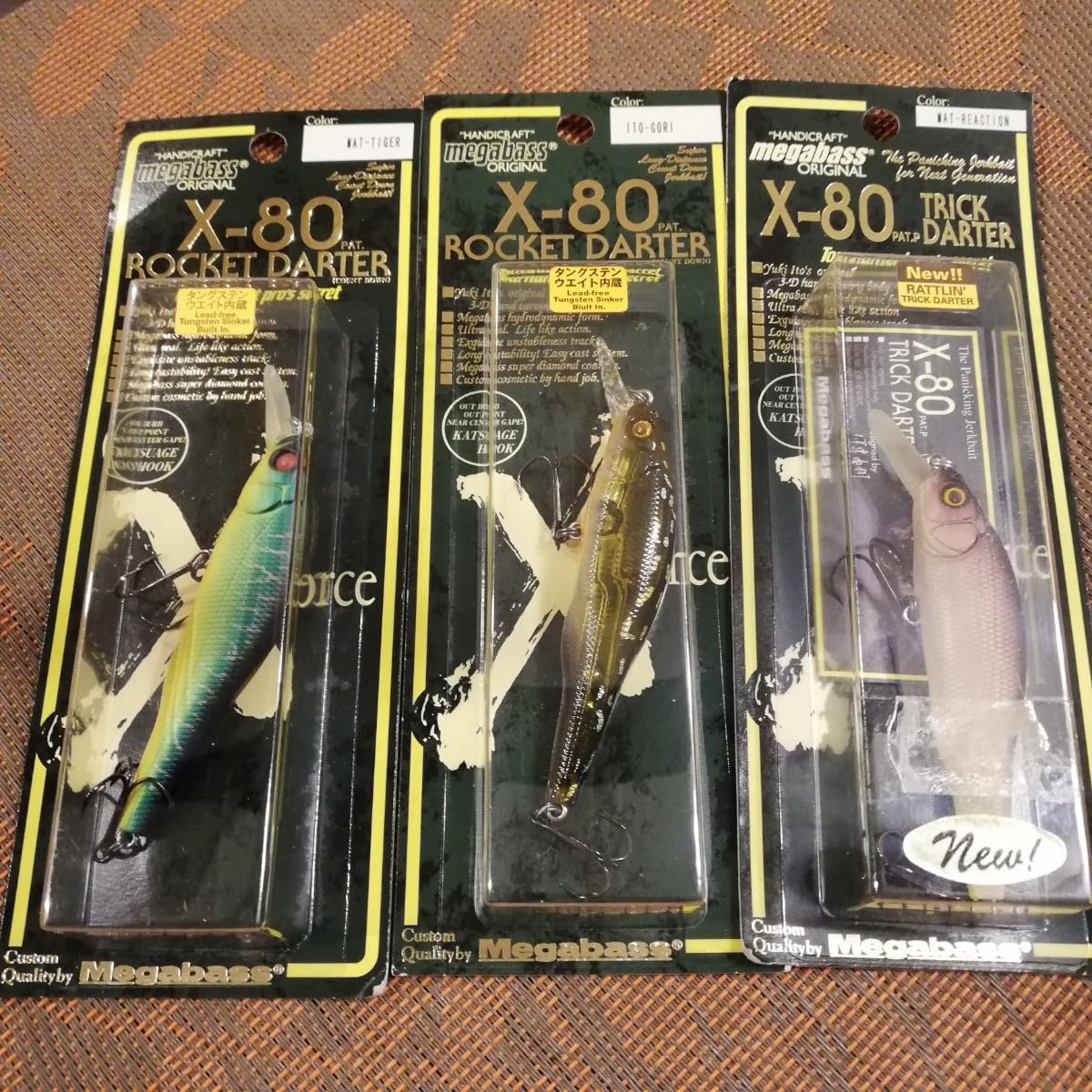 【新品】メガバスX-80 トリックダーター／ロケットダーター ６セット X-80 TRICK DARTER | Megabass-メガバス