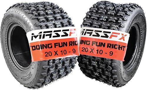 Vista 12 de MASSFX Neumático deportivo para cuatrimoto delantera única 21x7-10 de 4 capas, compatible con Yamaha Raptor Banshee Honda 400ex 450r 660 700 400 450