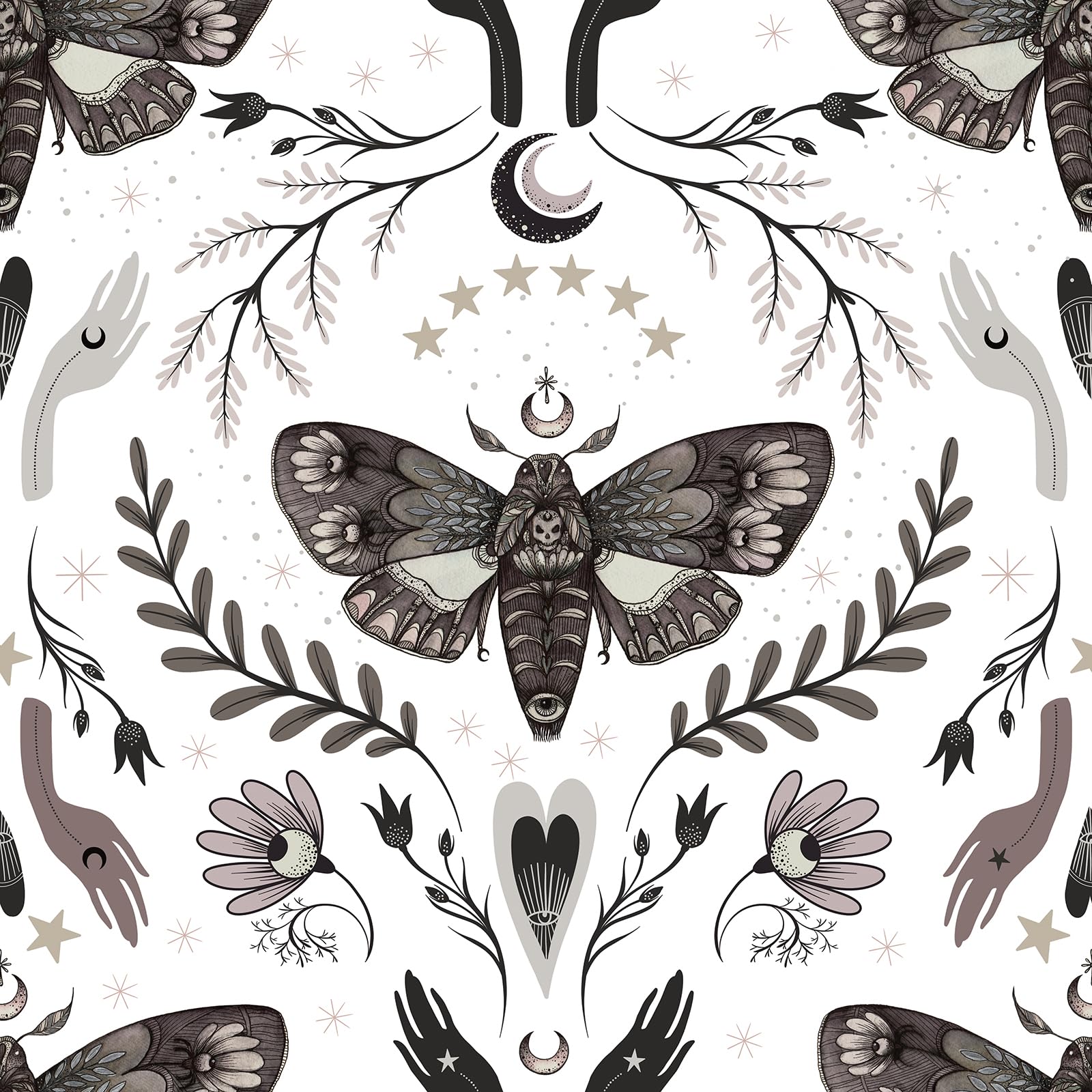 Papier peint autocollant gothique papillon pour rénover un meuble facilement