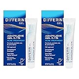 Differin Acne Treatment Gel, 60 Day Supply, Retinoid Treatment for Face with 0.1% Adapalene, Gentle Skin Care for Acne Prone Sensitive Skin...
