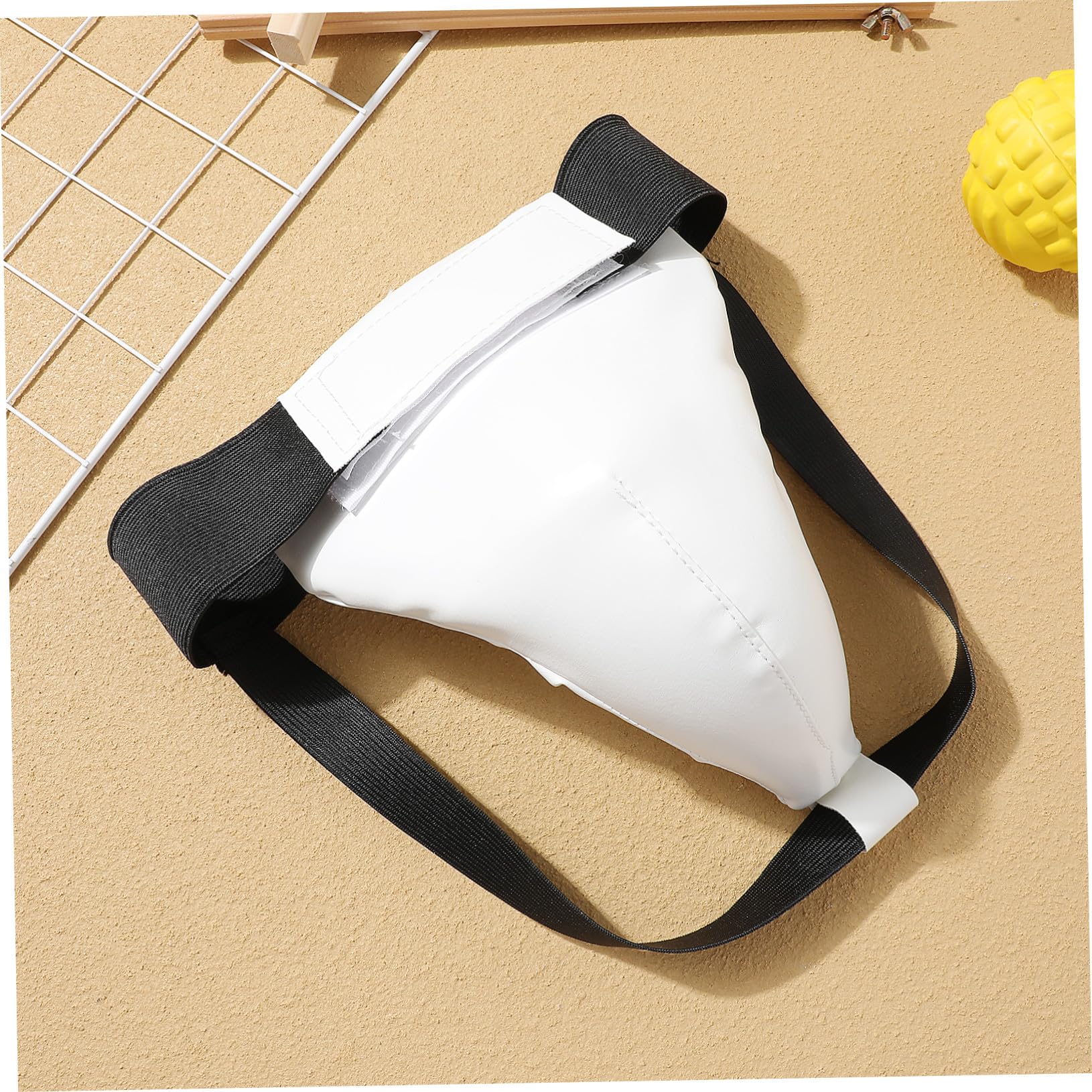 Alipis Coquilla Protector de Entrepierna Niño Transpirable Flexible PU Abs Entrenamiento Deportes Combate Boxeo