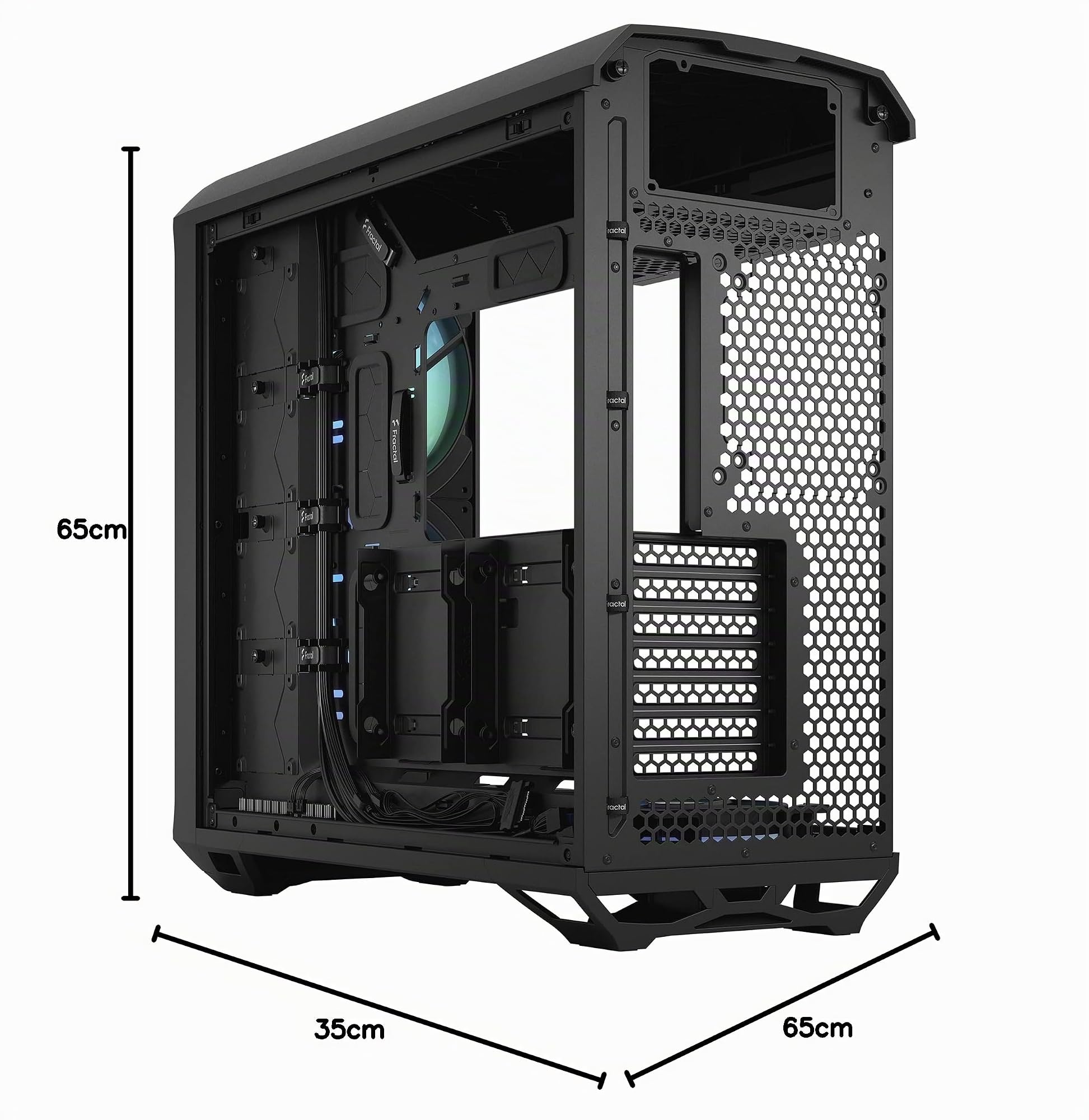 FRACTAL DESIGN TORRENT BLACK RGB TG LIGHT TINT, CAJA DE TORRE FD-C-TOR1A-04