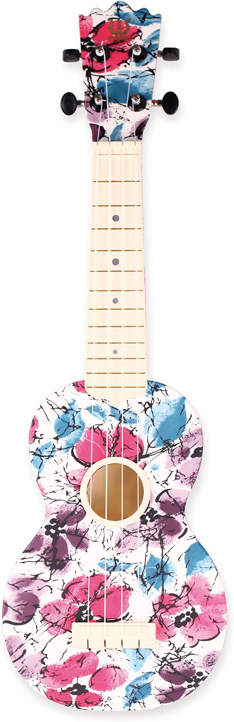 Woodi USA Soprano 21" Ukulele Pattern 5 WU-21F5(WB)