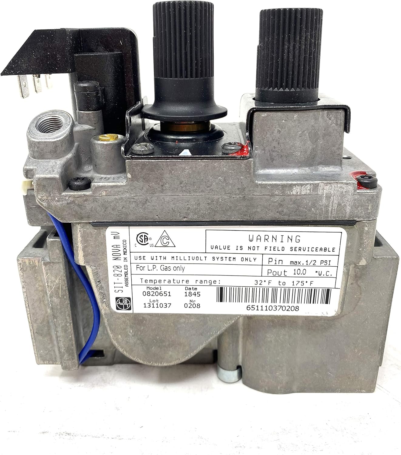 HHT Gas Fireplace SIT Valve (230-0720)