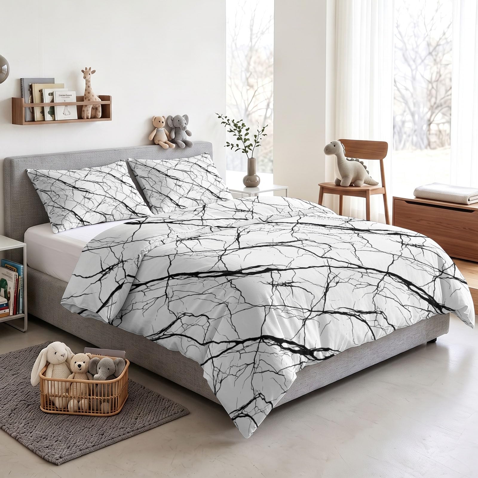 Abstraction Stone Pościel 155x220 cm dla dziecka Dorosły 2 osoby